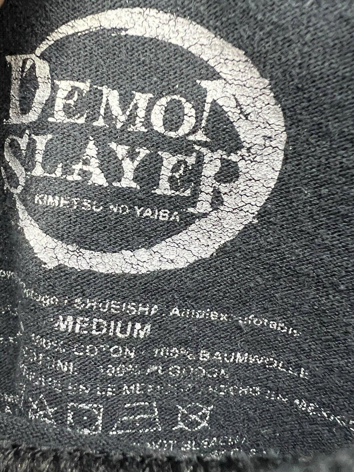 Designer Demon SLayer T Shirt Black Tee (Medium) Size US M / EU 48-50 / 2 - 3 Thumbnail