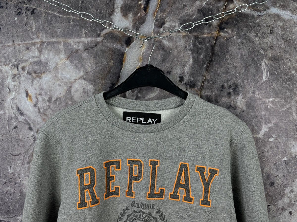 Replay Mens Replay Sweatshirt Logo Grey Pullover Size Large Size US L / EU 52-54 / 3 - 2 Thumbnail