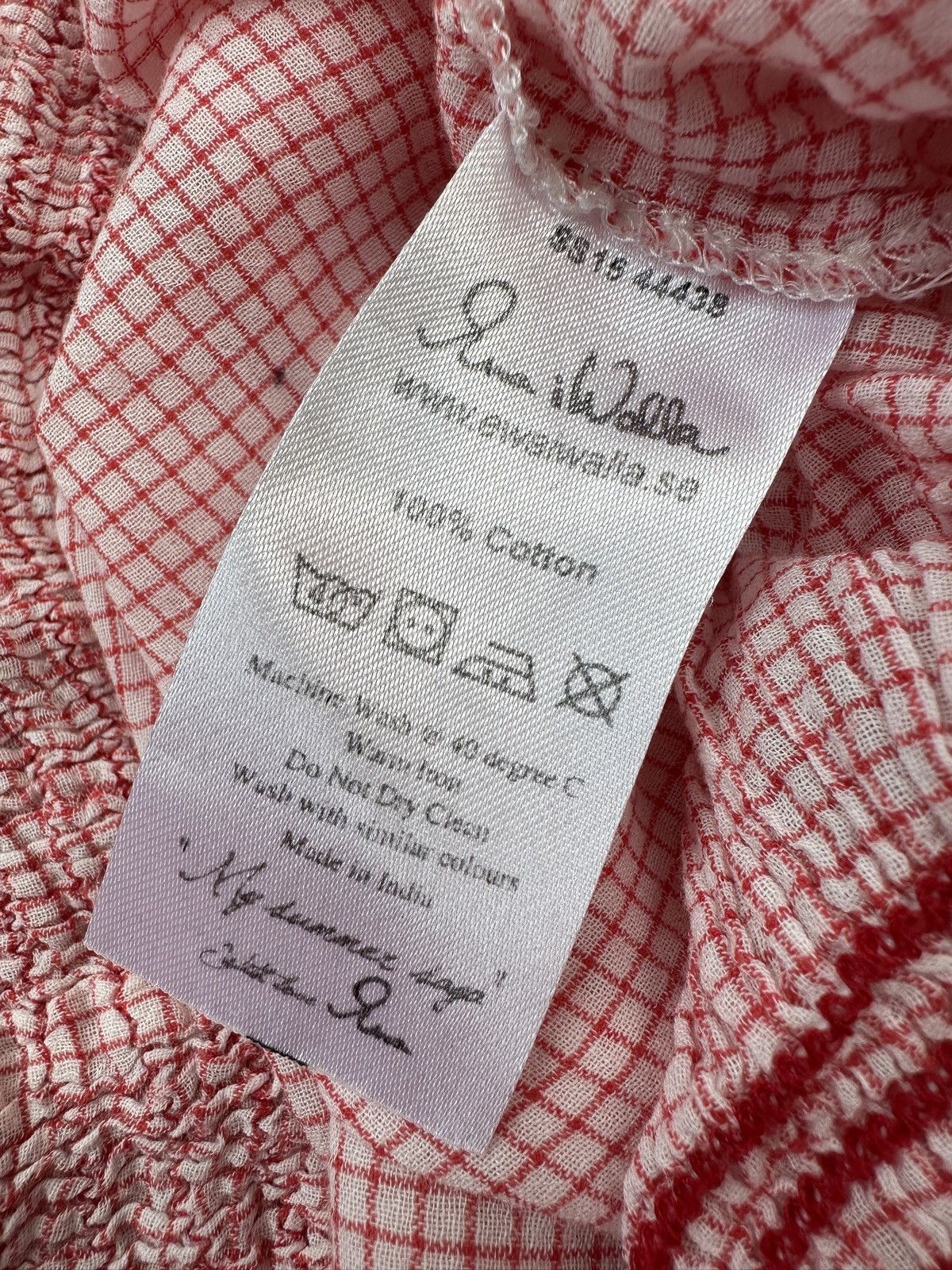 Other Ewa i Walla Pink Check Blouse Long Sleeve Shirt size M Size M / US 6-8 / IT 42-44 - 14 Thumbnail