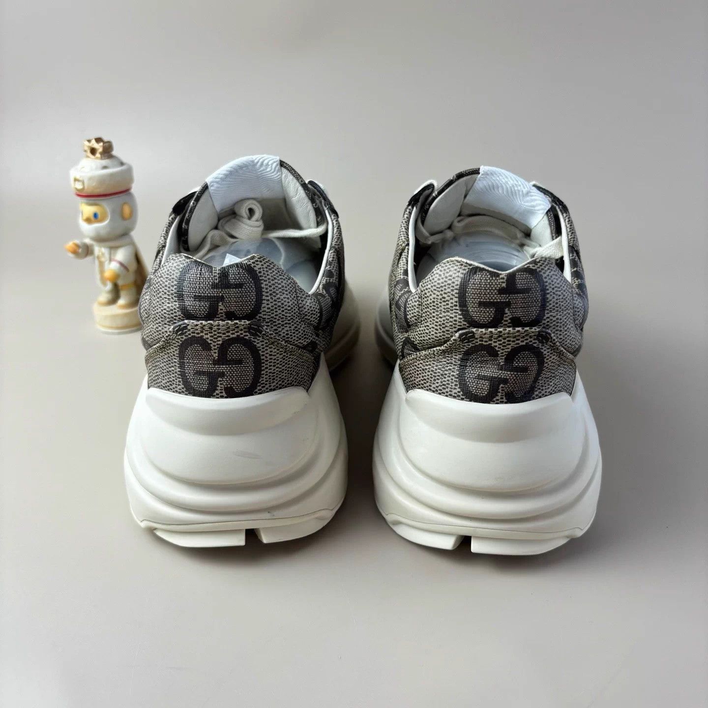 Gucci GUCCI Double G All Over Print Dad Sneakers 37.5 Near Mint Size US 6.5 / IT 36.5 - 3 Thumbnail