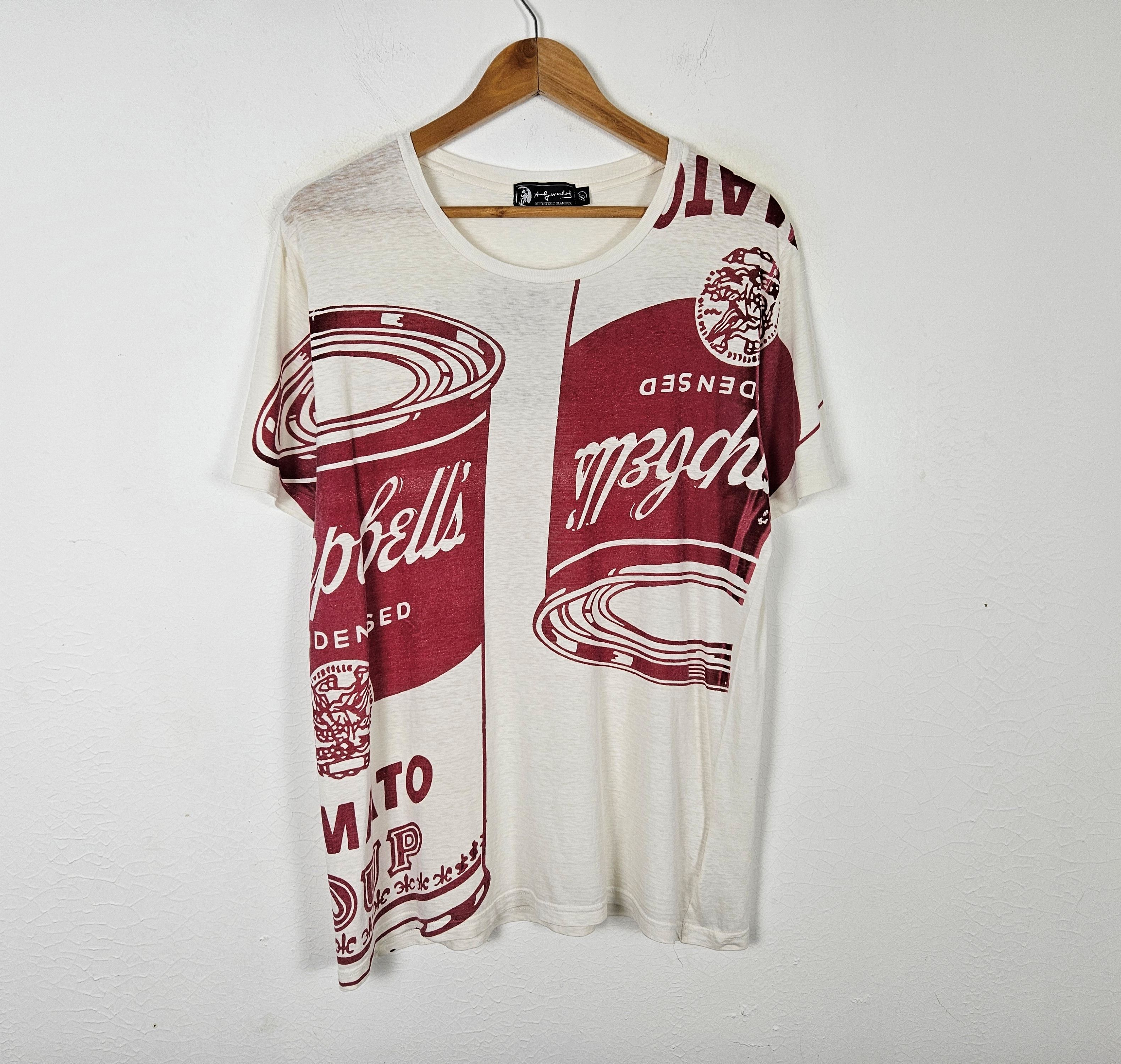 Andy Warhol × Hysteric Glamour Hysteric Glamour Andy Warhol Campbell Soup shirt Size US L / EU 52-54 / 3 - 2 Thumbnail