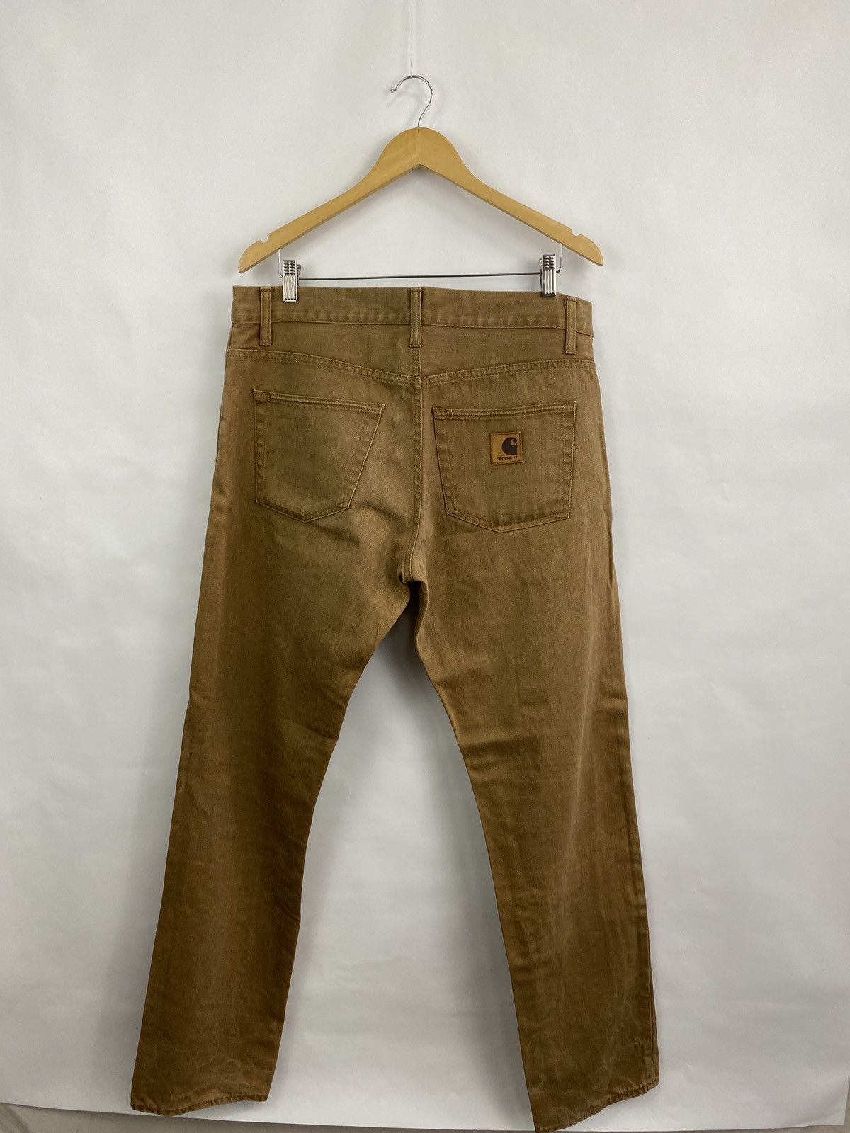 Carhartt 🇺🇸 Vintage Y2K Carhartt Brown Pants Rare Retro Hype Size US 34 / EU 50 - 2 Thumbnail