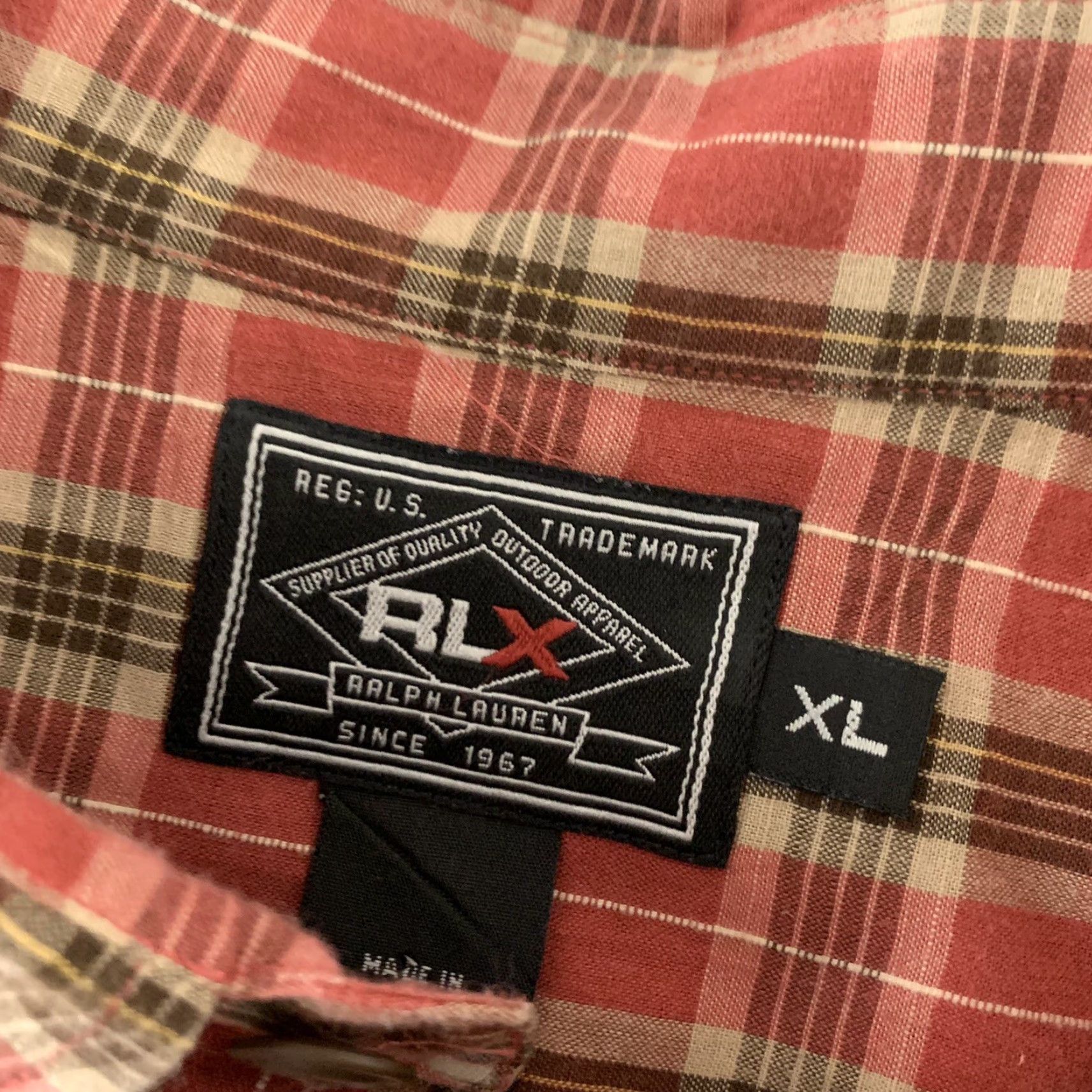 RLX Ralph Lauren RLX Ralph Lauren Shirt Plaid Long Sleeve Button-Up XL Cotton Mens Multicolor Size US XL / EU 56 / 4 - 3 Thumbnail