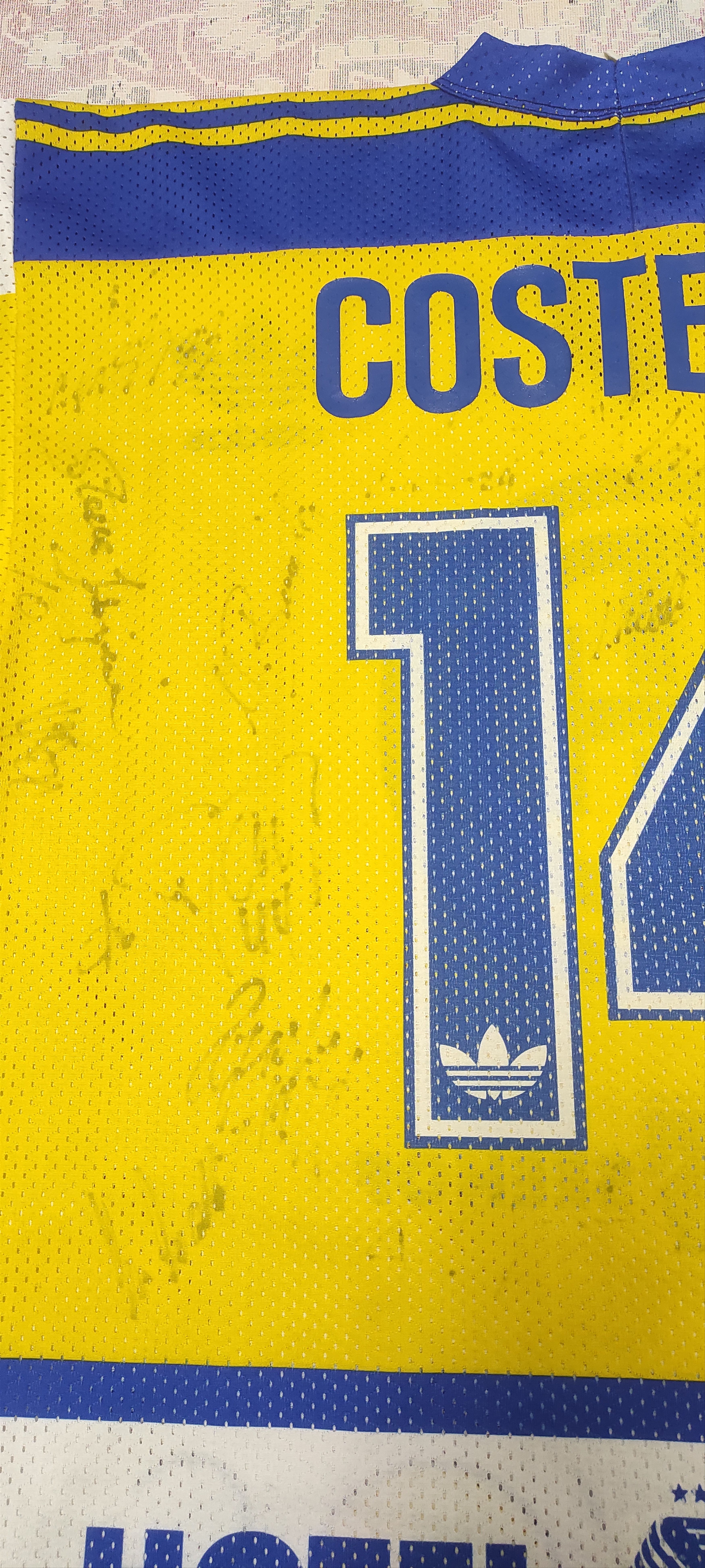 Adidas HC Davos #14 Costello Switzerland Vintage Rare 80s Hockey Size US L / EU 52-54 / 3 - 7 Thumbnail