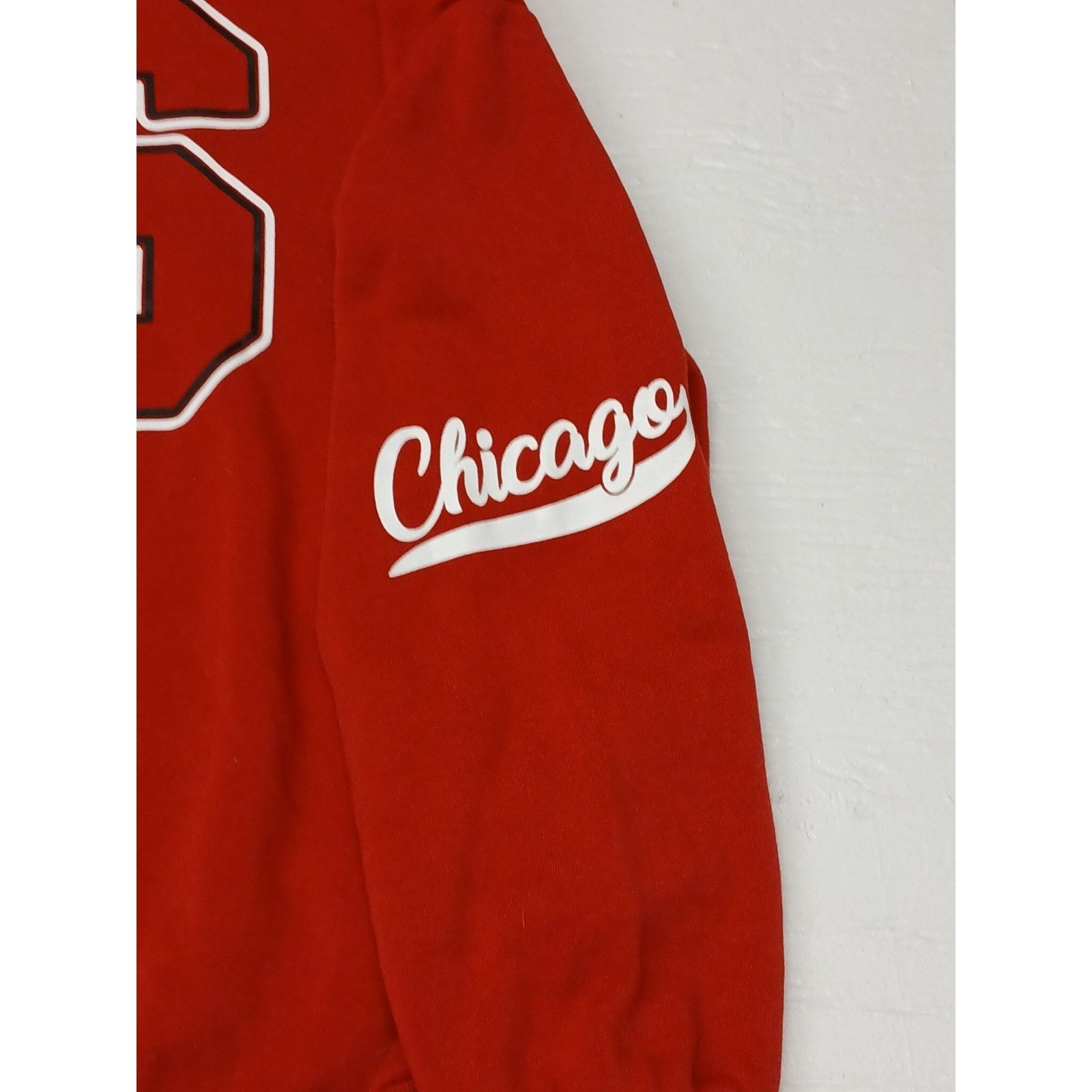 & Other Stories Better Together Red Chicago Illinois Pullover Sweatshirt Size L / US 10 / IT 46 - 8 Thumbnail