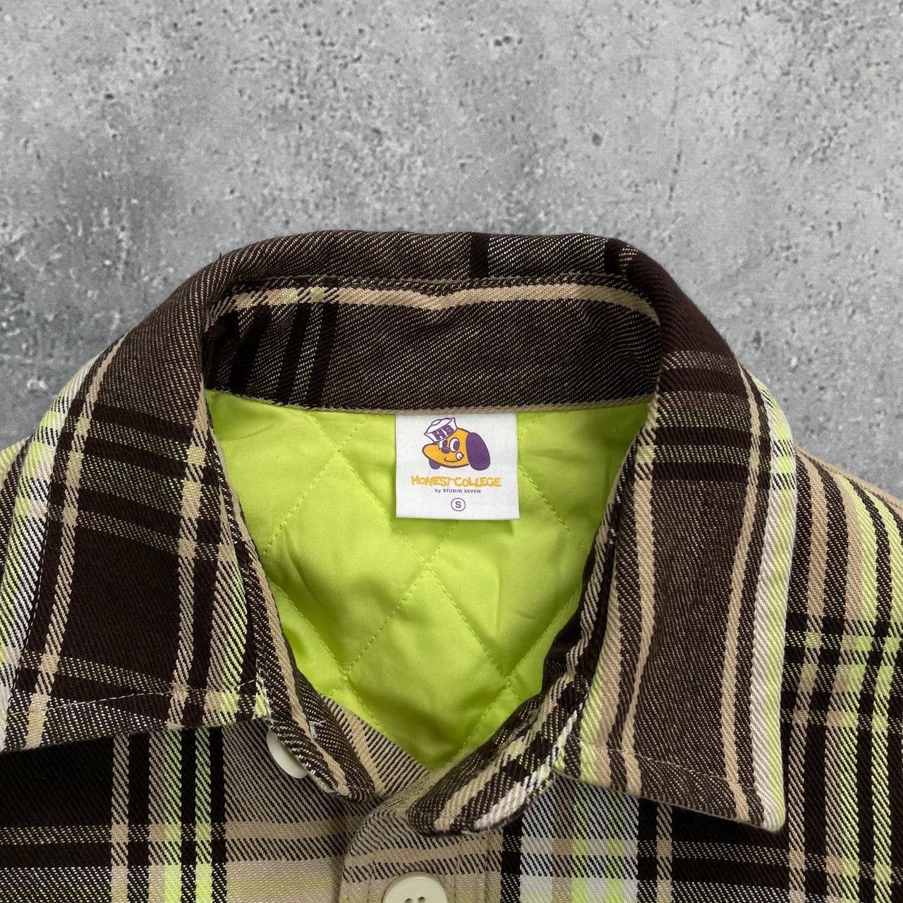 Studio Seven Honest College by Studio Seven x GU Checked Collared Jacket Size US S / EU 44-46 / 1 - 3 Thumbnail