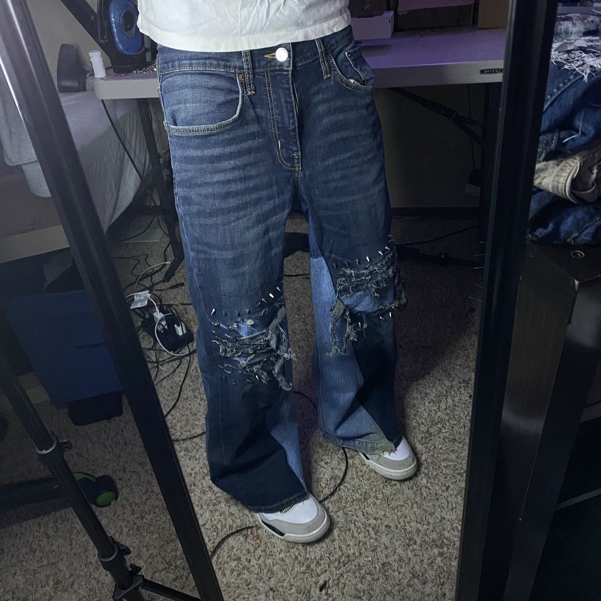 Other One of One Bone Sweeper Jeans Size US 30 / EU 46 - 6 Thumbnail