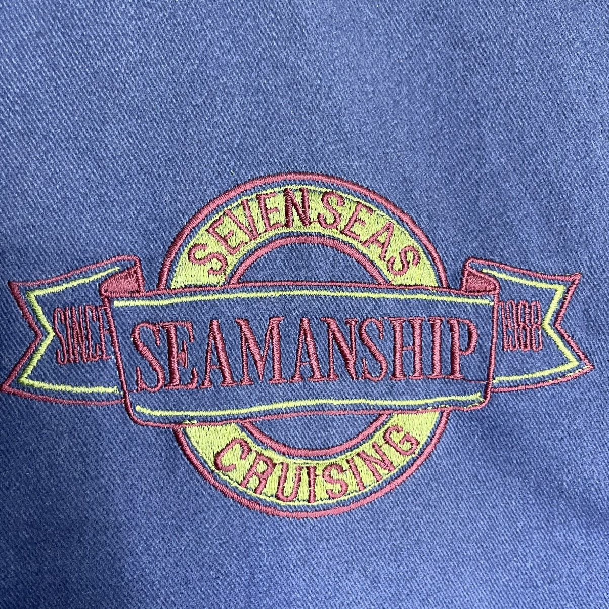 Vintage Seamanship Sevenseas Cruising Hoodie Reversible Jacket (M) Size US M / EU 48-50 / 2 - 6 Thumbnail