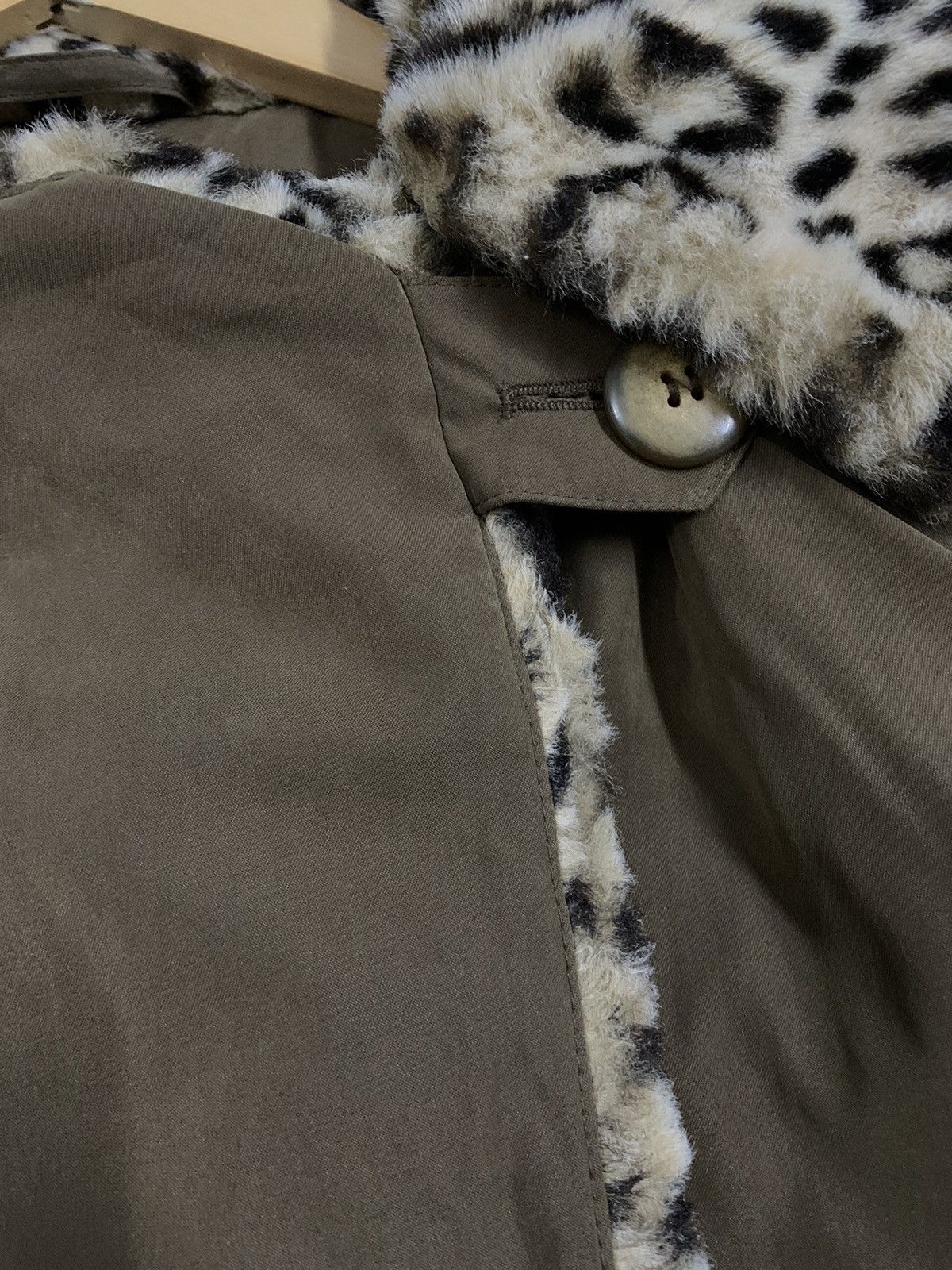 Other 4 Season of London Leopard Faux Fur Long Coat Size L / US 10 / IT 46 - 8 Thumbnail