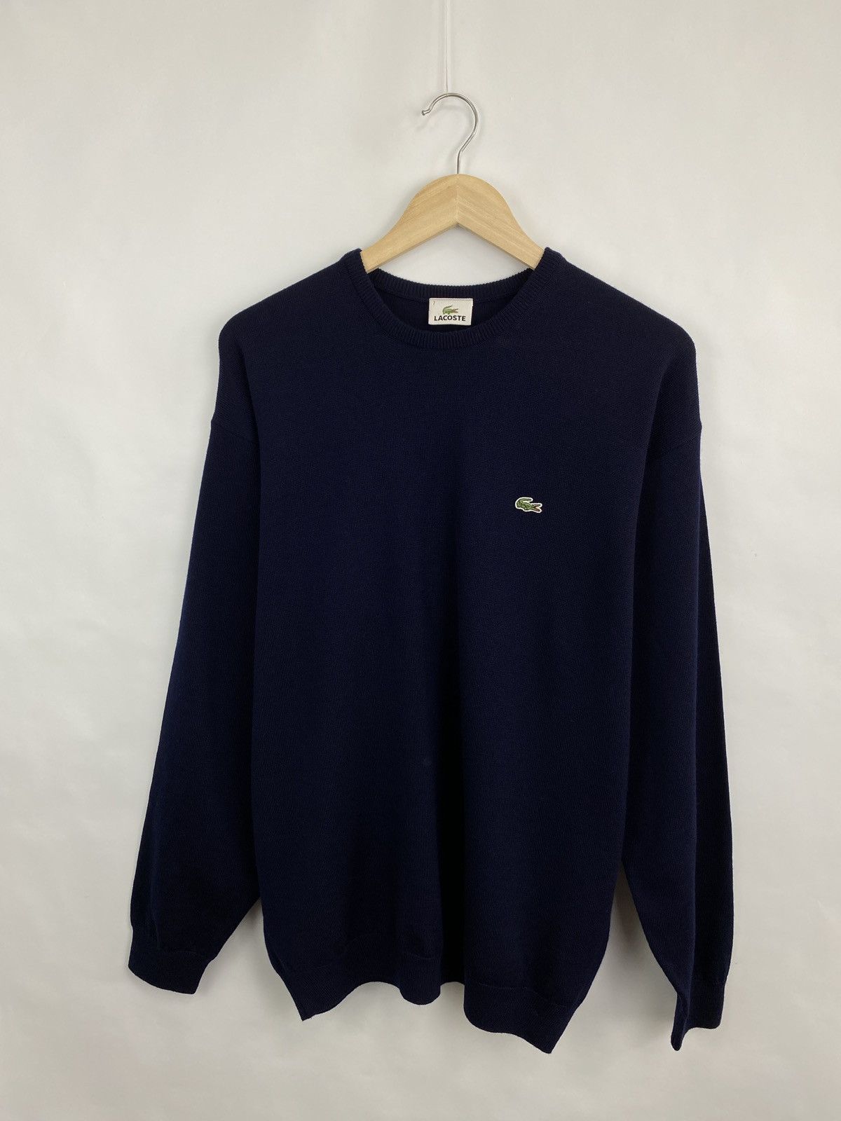 Lacoste 🇫🇷 Vintage 90s Lacoste Sweater Made In France Rare Retro Size US XL / EU 56 / 4 - 3 Thumbnail