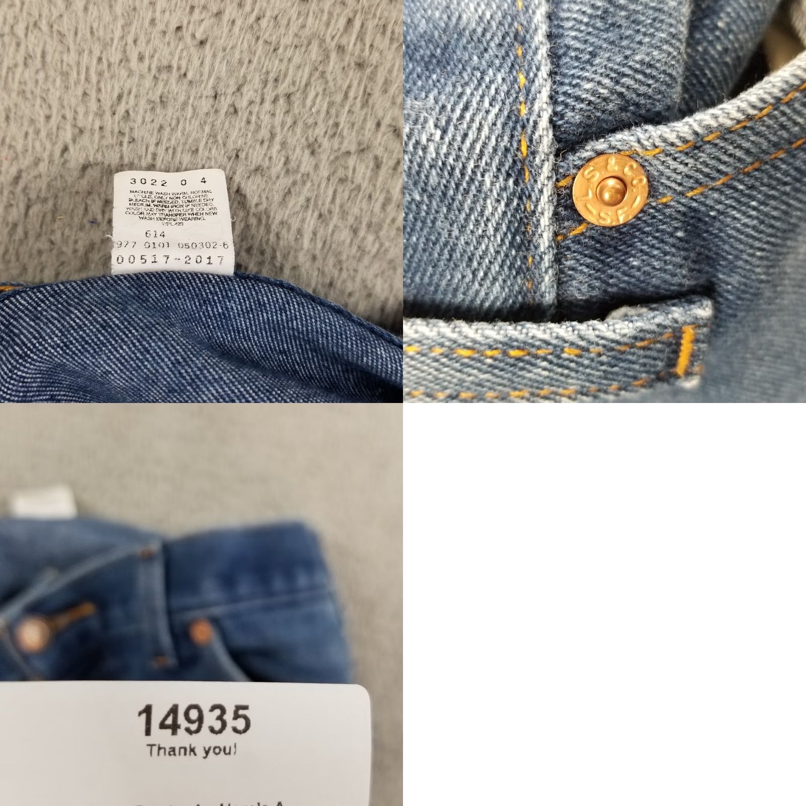 Levi's VINTAGE Levi's 517 Jeans Men's 36x29 Bootcut Denim Dark Blue Southwestern Y2K Size US 36 / EU 52 - 8 Thumbnail