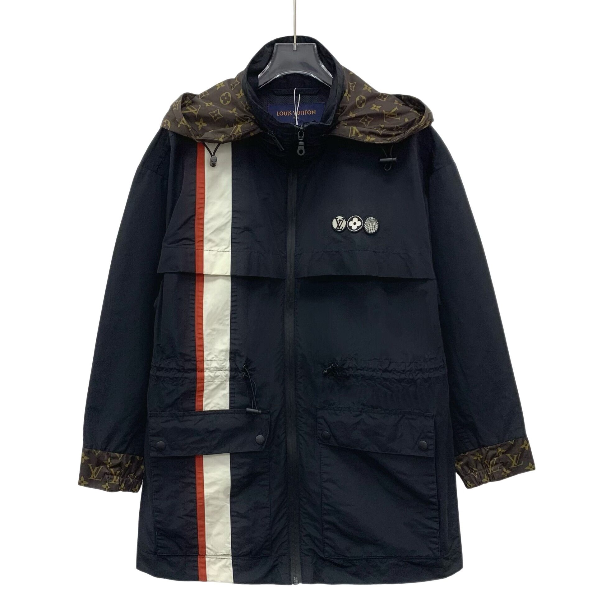 Louis Vuitton Louis Vuitton Monogram Trim Hooded Jacket Size 34 Size XS / US 0-2 / IT 36-38 - 1 Thumbnail