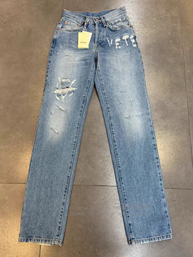 Vetements VETEMENTS Size XS Ladies Denim Jeans Size 23" - 1 Thumbnail