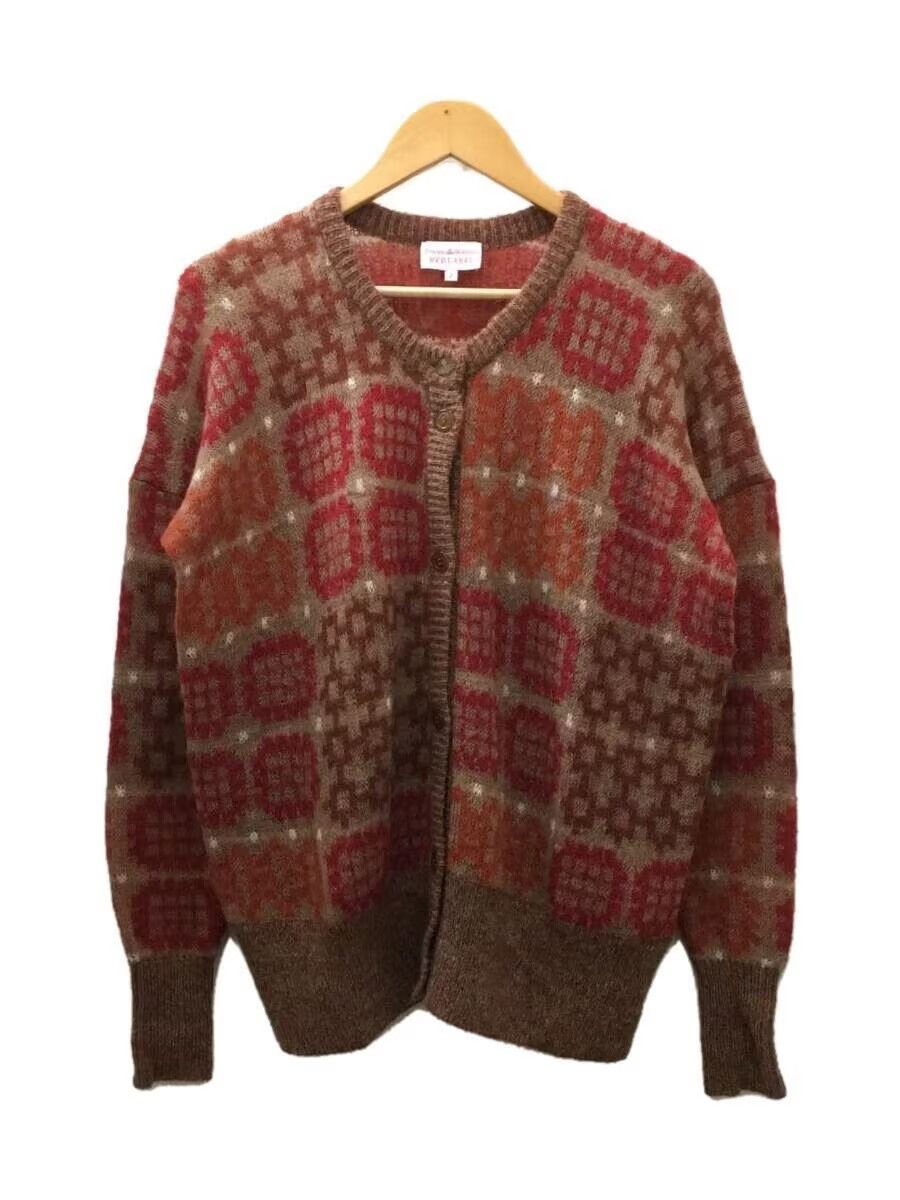 image of Vivienne Westwood Check Pattern Knit Cardigan in Red, Men's (Size Medium)