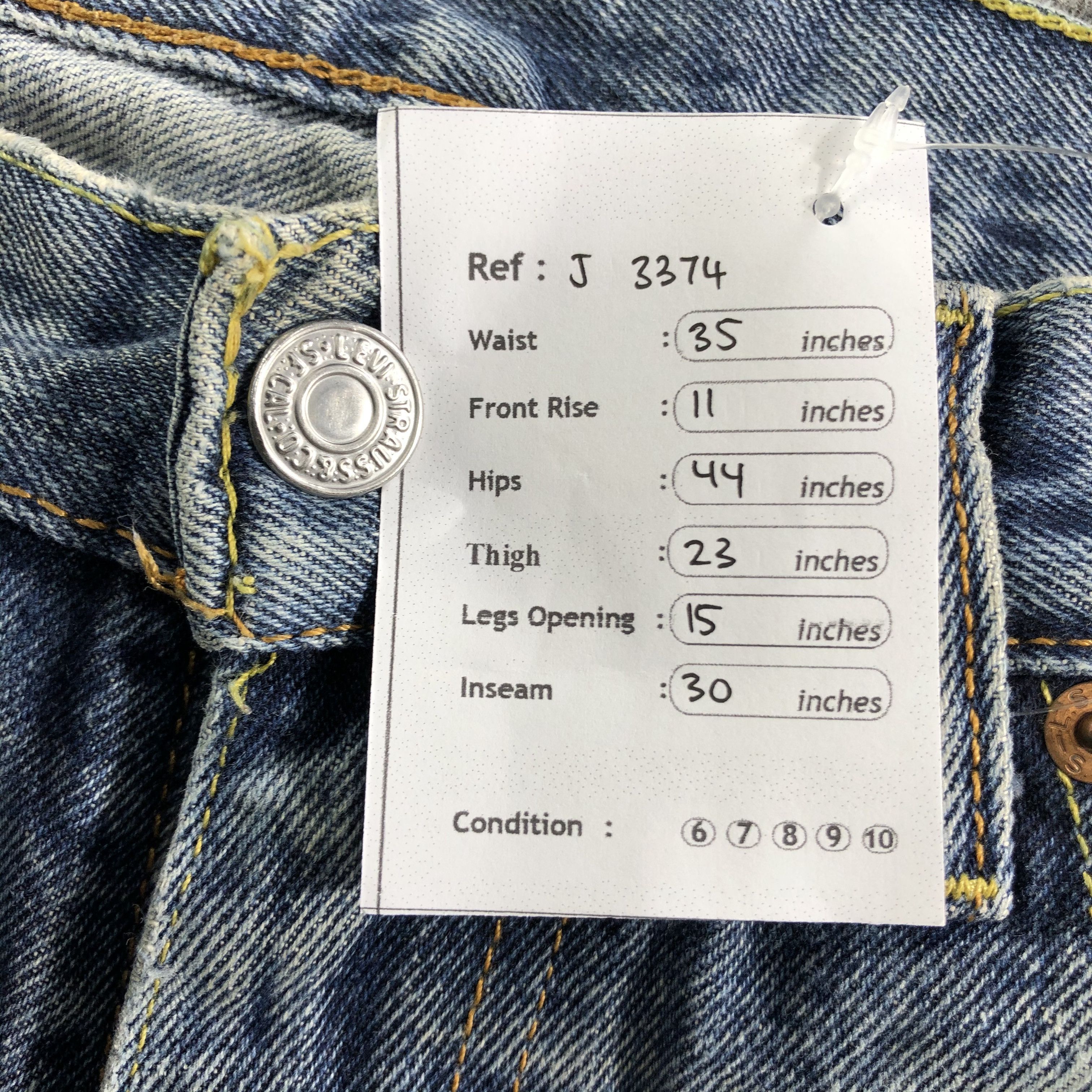 Levi's Vintage Levis 505 Jeans-J3374 Size US 35 - 13 Thumbnail