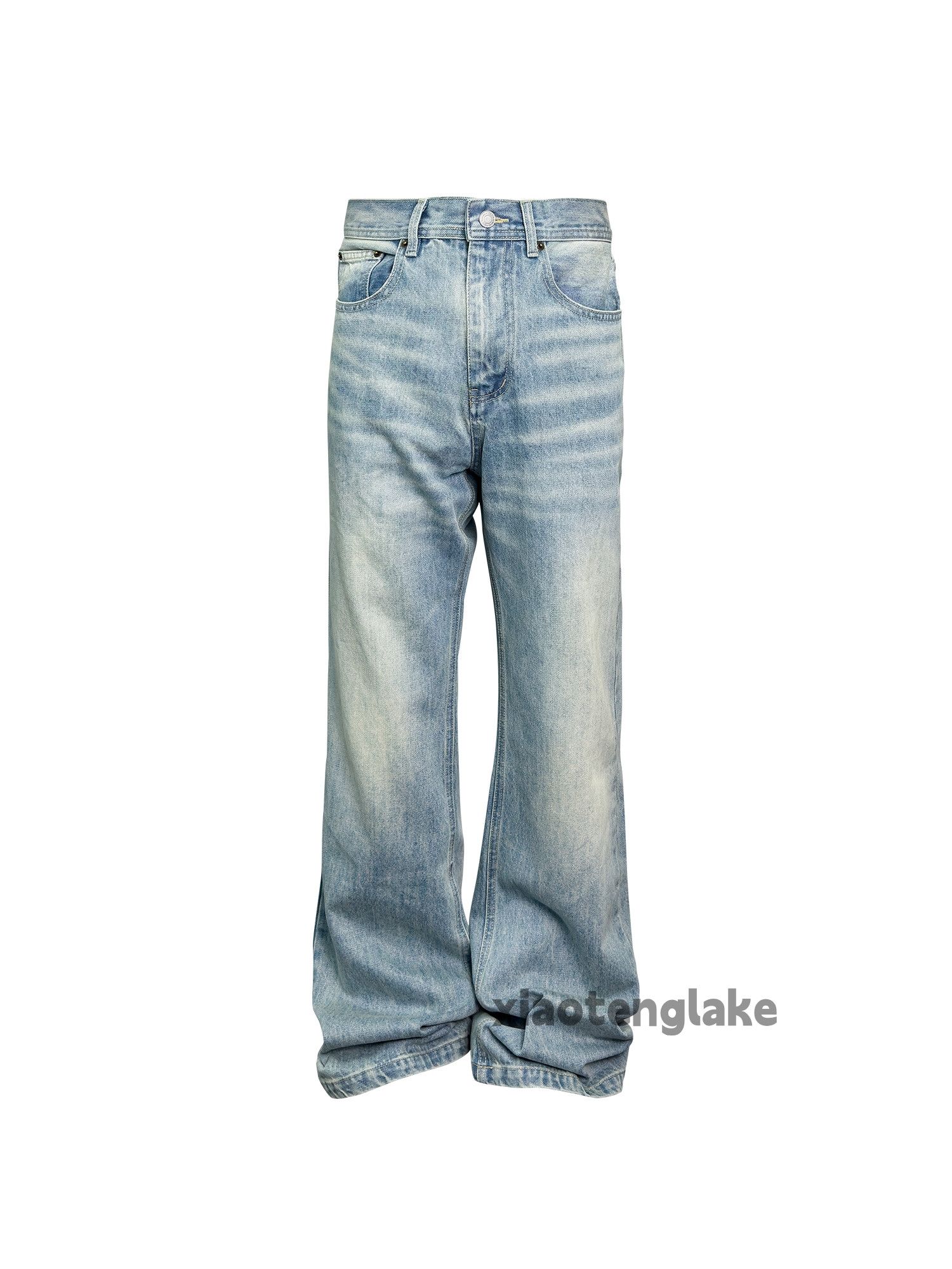 Jean × Vintage Washed faded cleanfit yuppie bootcut grunge y2k jeans Size US 34 / EU 50 - 1 Thumbnail