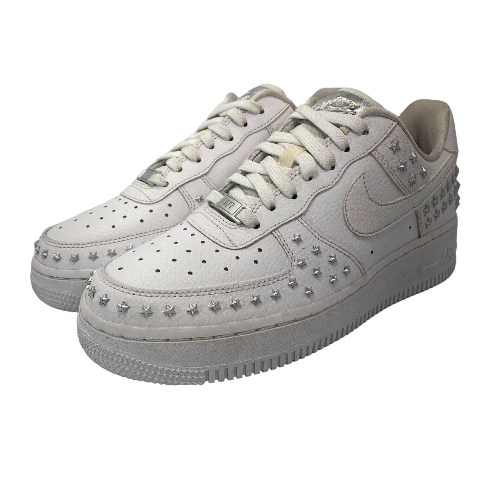 NEW Nike Air Force 1 '07 XX White Studded AR0639-100