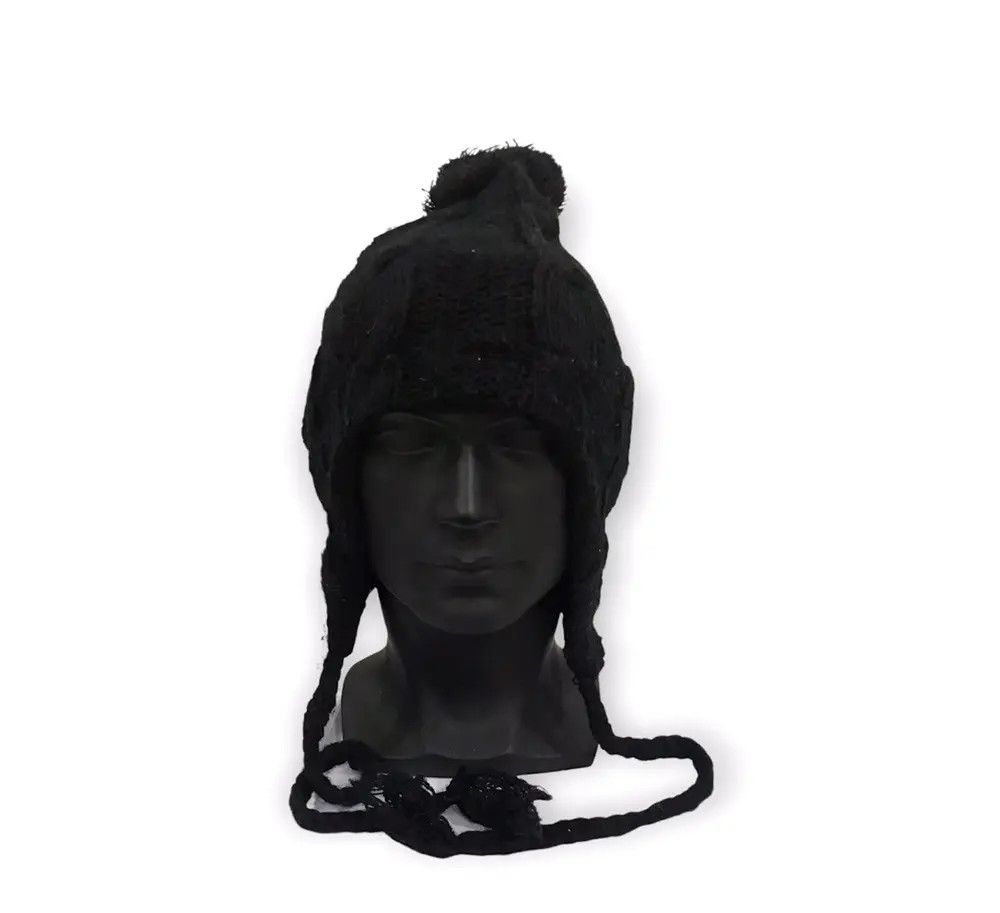 Comme Ca Ism Comme Ca Ism Plain Earflap Beanie Hat Size ONE SIZE - 2 Thumbnail