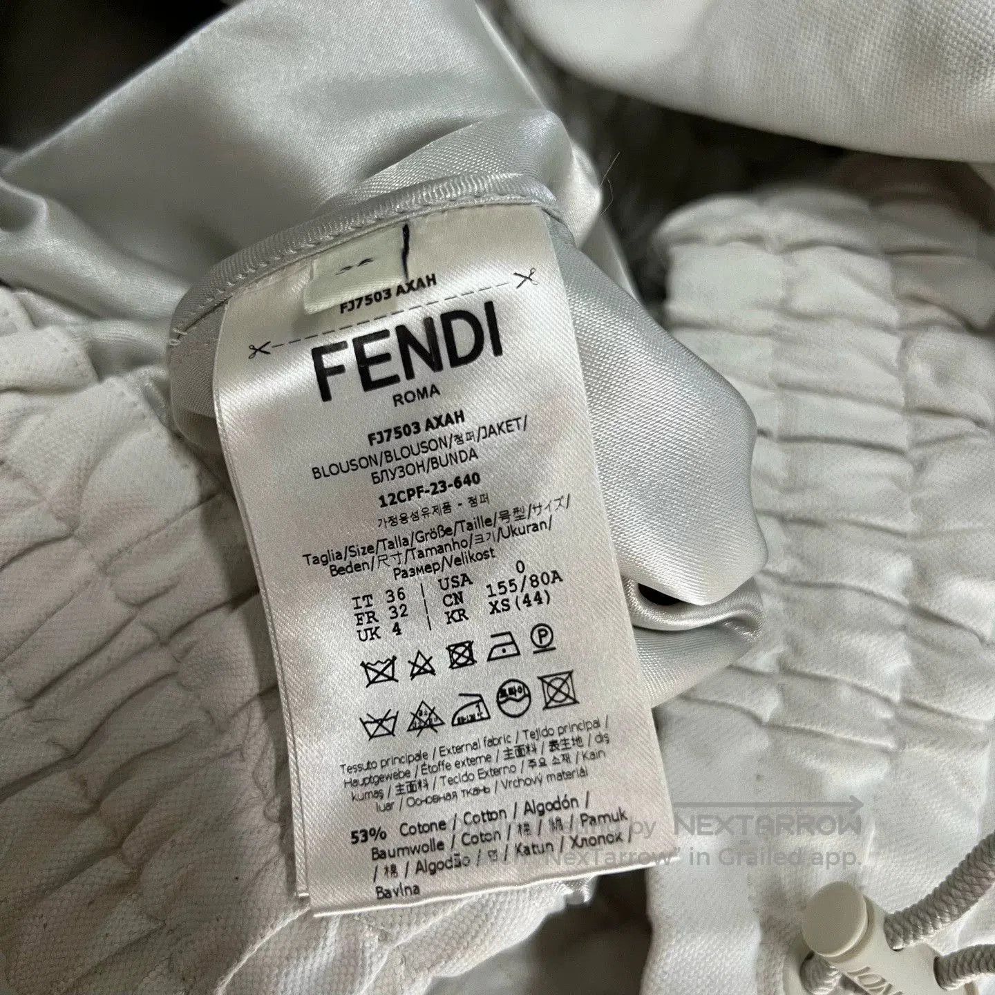 Fendi fendi x marc jacobs white denim jacket. Size S / US 4 / IT 40 - 5 Thumbnail