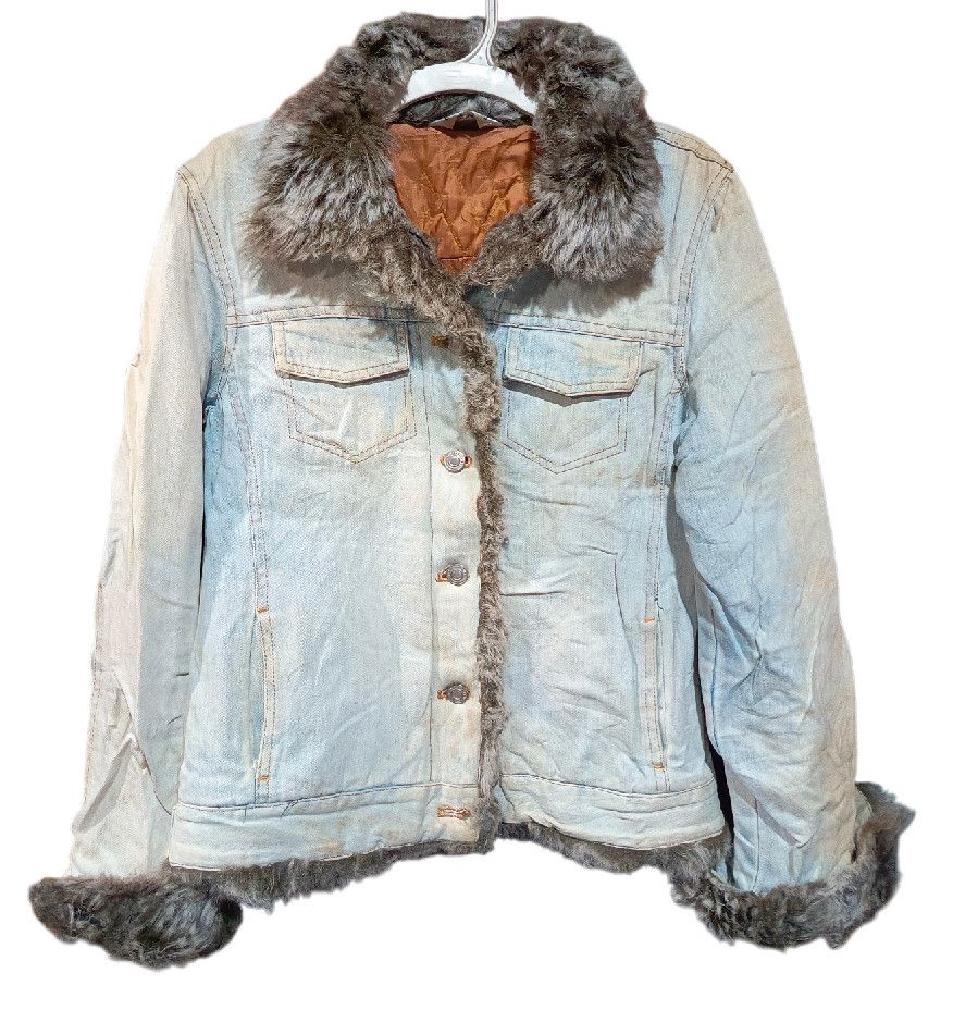 If Six Was Nine Distressed Rusty Faux Fur Lining Jacket Size US M / EU 48-50 / 2 - 1 Thumbnail