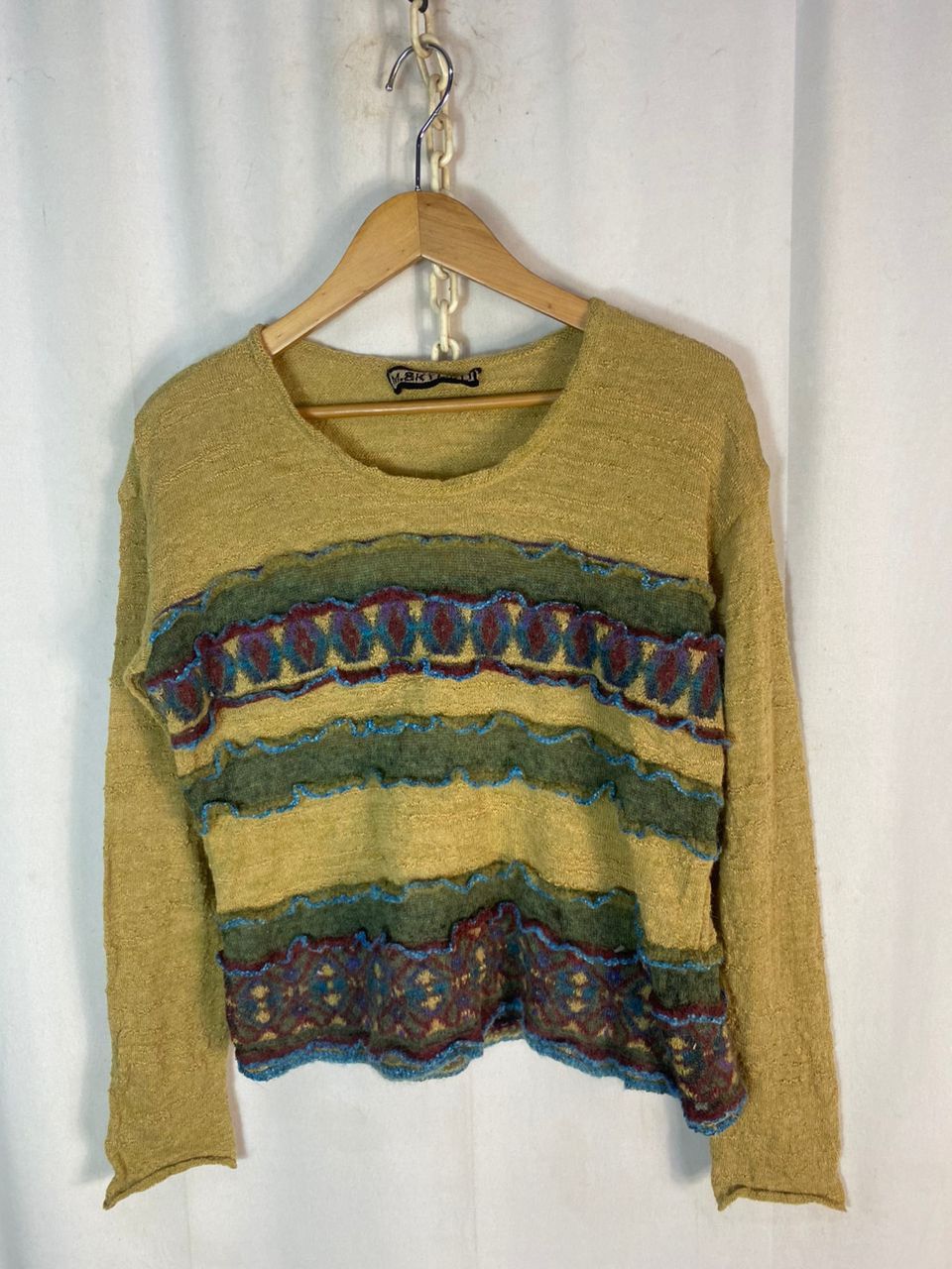 Japanese Brand M.&kyoko multicolor croptop knitwear Size M / US 6-8 / IT 42-44 - 10 Thumbnail