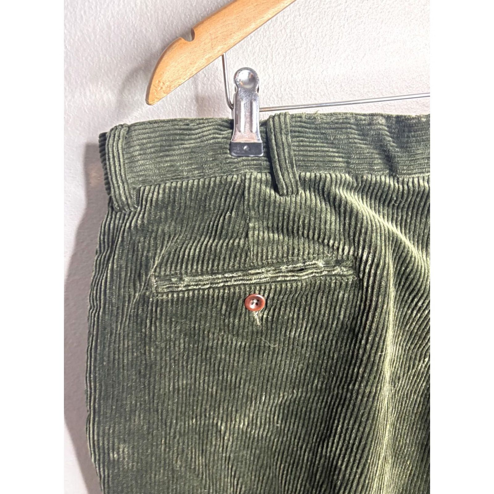 Polo Ralph Lauren Polo Ralph Lauren Prospect Corduroy Pants 38x32 Green 100% Cotton Zip Fly Mens Size US M / EU 48-50 / 2 - 5 Thumbnail