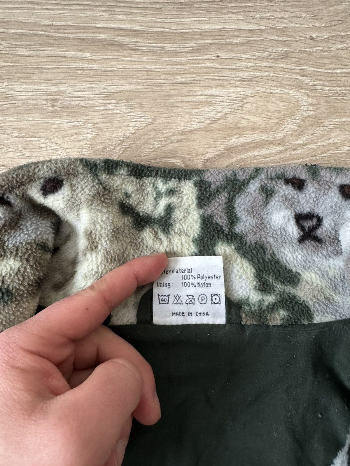 Other Vintage Y2K Animal Wolf Print Outdoor Fleece Jacket Size US XL / EU 56 / 4 - 7 Thumbnail