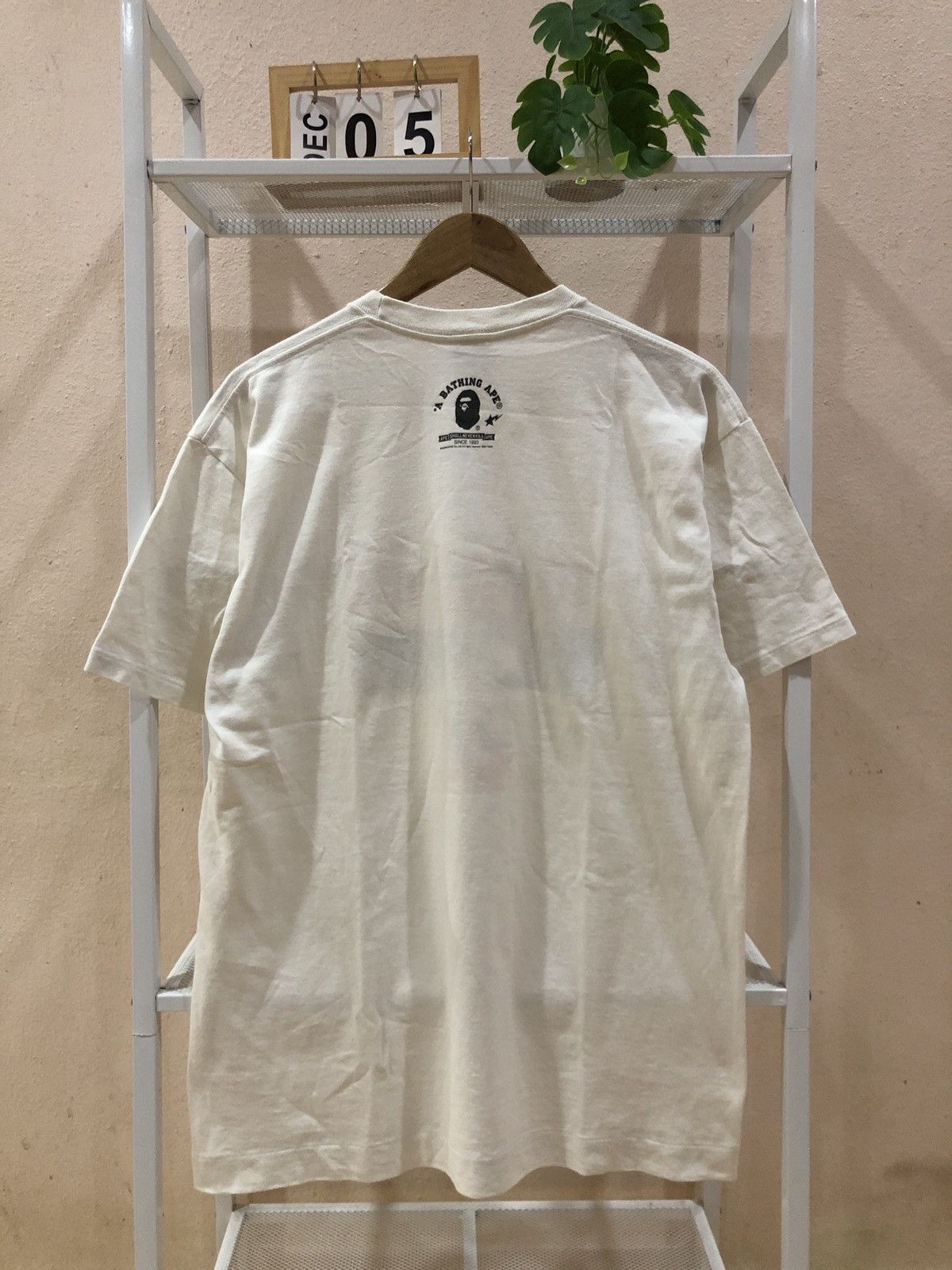 Bape Vintage A Bathing Ape "Bape In Lukewarm Water" fishing tee Size US L / EU 52-54 / 3 - 2 Thumbnail