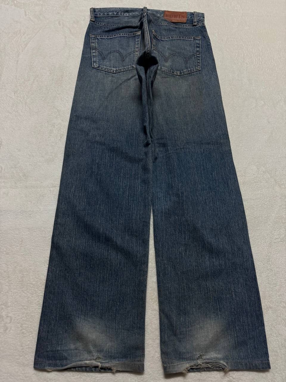 Edwin LOOSE Edwin 503 Rebel Insane Rusty Mudwash Distressed Jeans Size US 29 - 13 Thumbnail