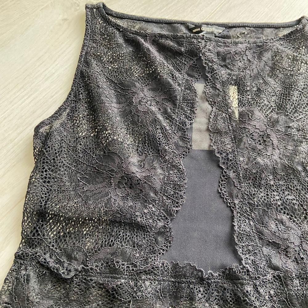 Designer Elegant Black Sheer Bodysuit - Chic Style for Any Occasion Size S / US 4 / IT 40 - 4 Thumbnail