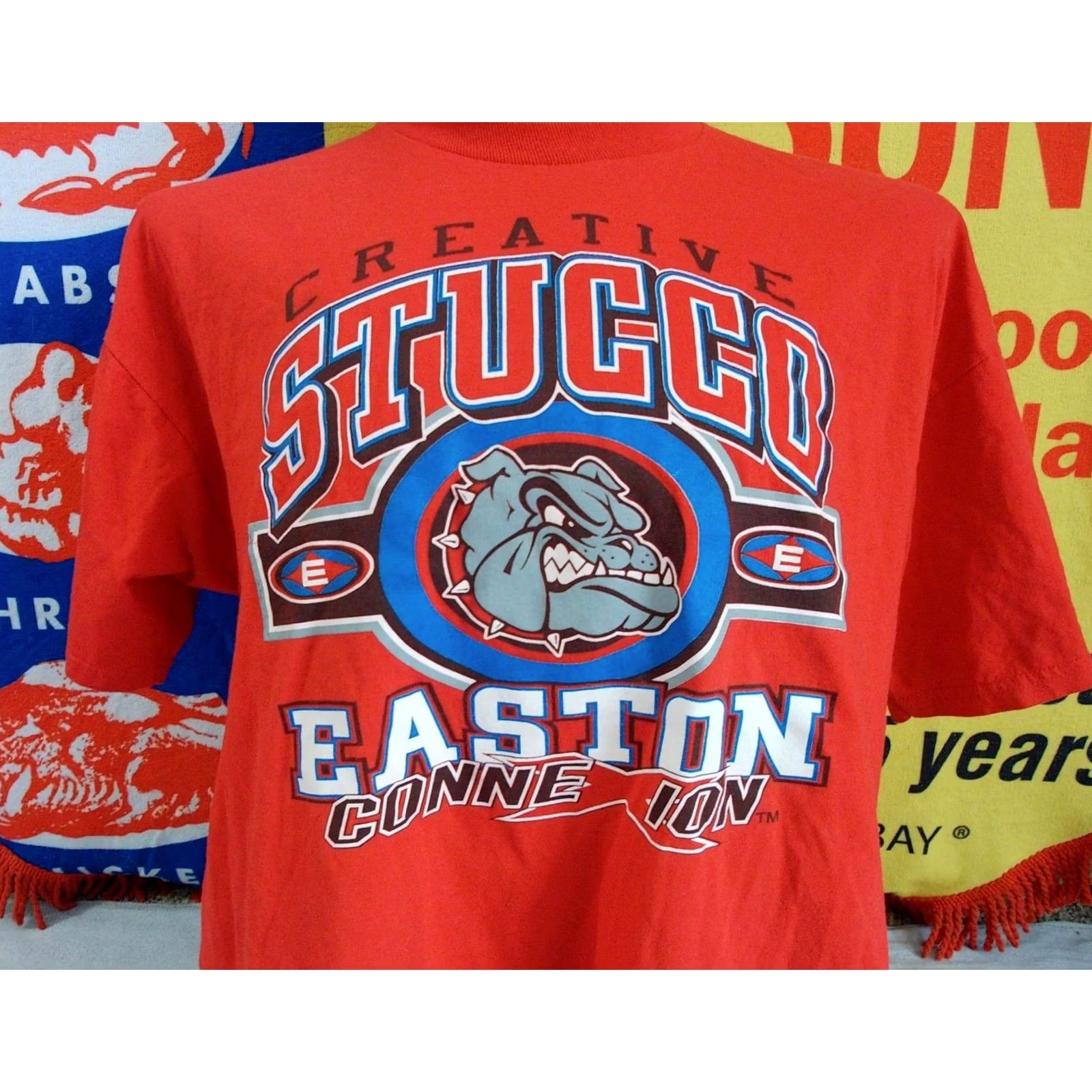 Jerzees VTG Jerzees EASTON Connexion Baseball T-Shirt M XL Red Mens 90s Graphic Print Crew Neck Short Sleeve Cotton/Polyester Shirt Size US XL / EU 56 / 4 - 2 Thumbnail