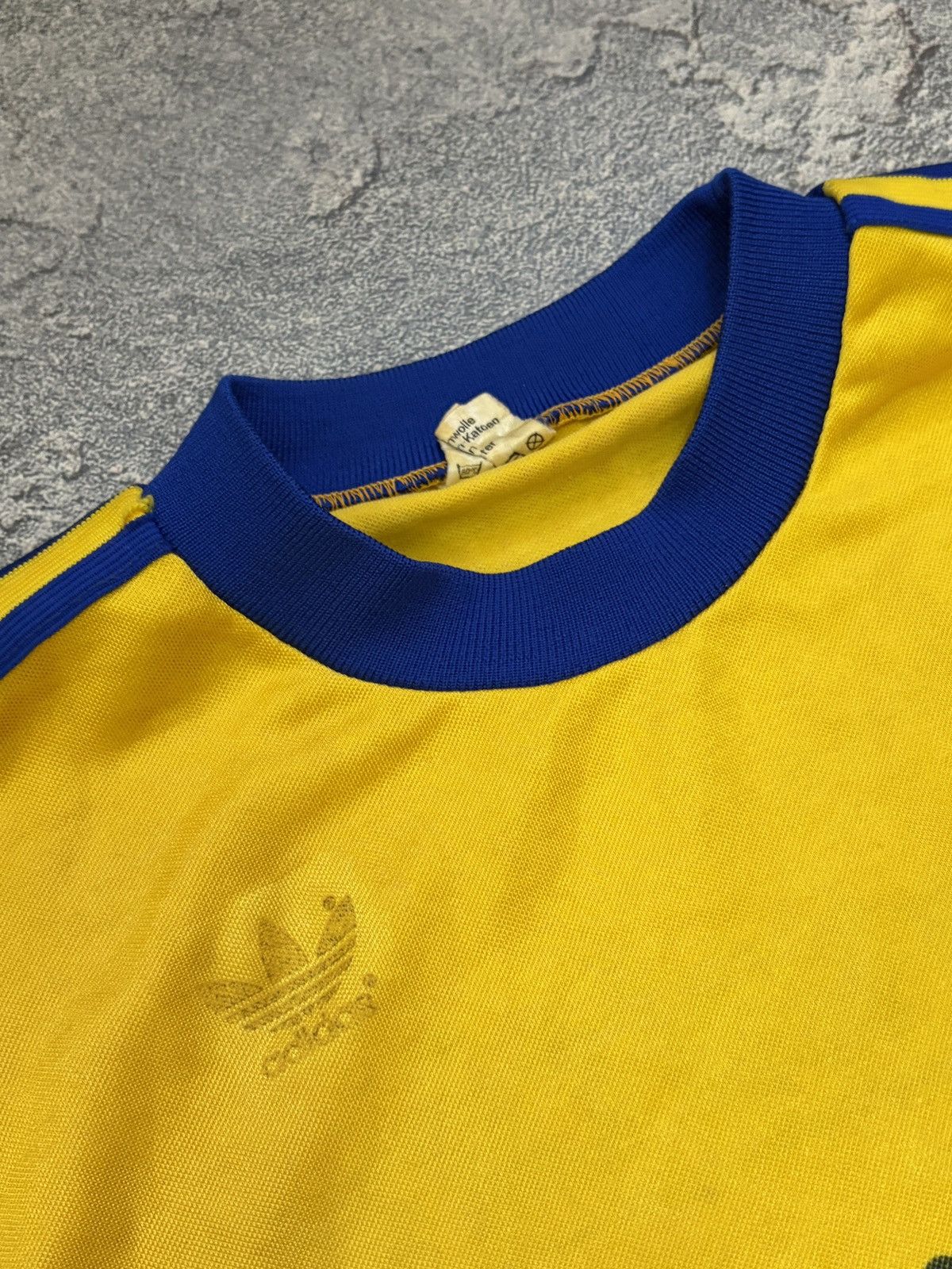 Adidas Vintage 70s Adidas Erima Isostar Ovomaltine Jersey Yellow M Size US M / EU 48-50 / 2 - 7 Thumbnail