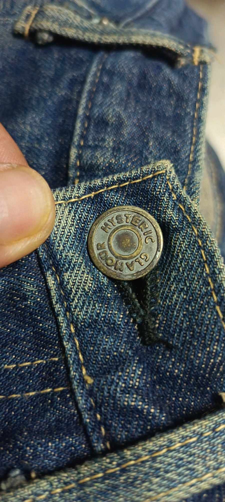 Hysteric Glamour Hysteric Glamour Distressed Selvedge Jeans 33 Japan Vintage Size US 33 - 5 Thumbnail