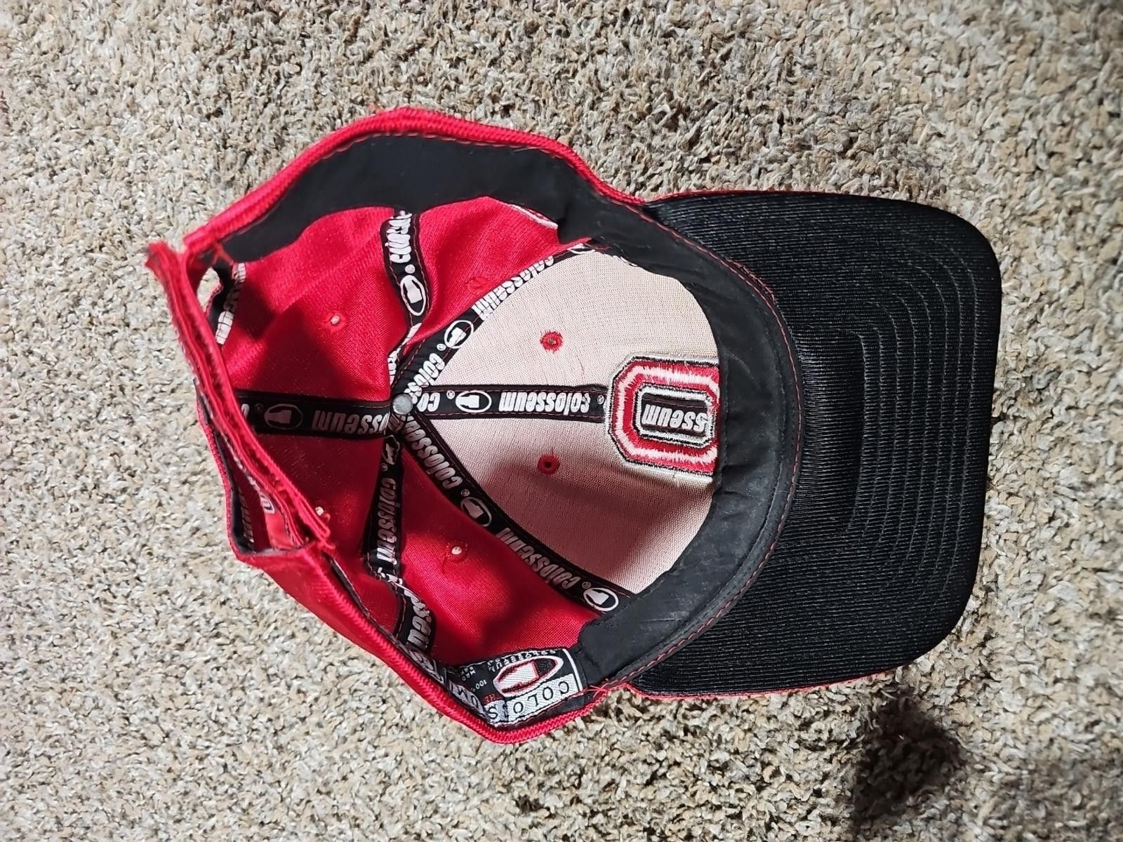 Other OHIO STATE BUCKEYES Hat Adjustable Strapback Embroidered Red Size ONE SIZE - 7 Thumbnail