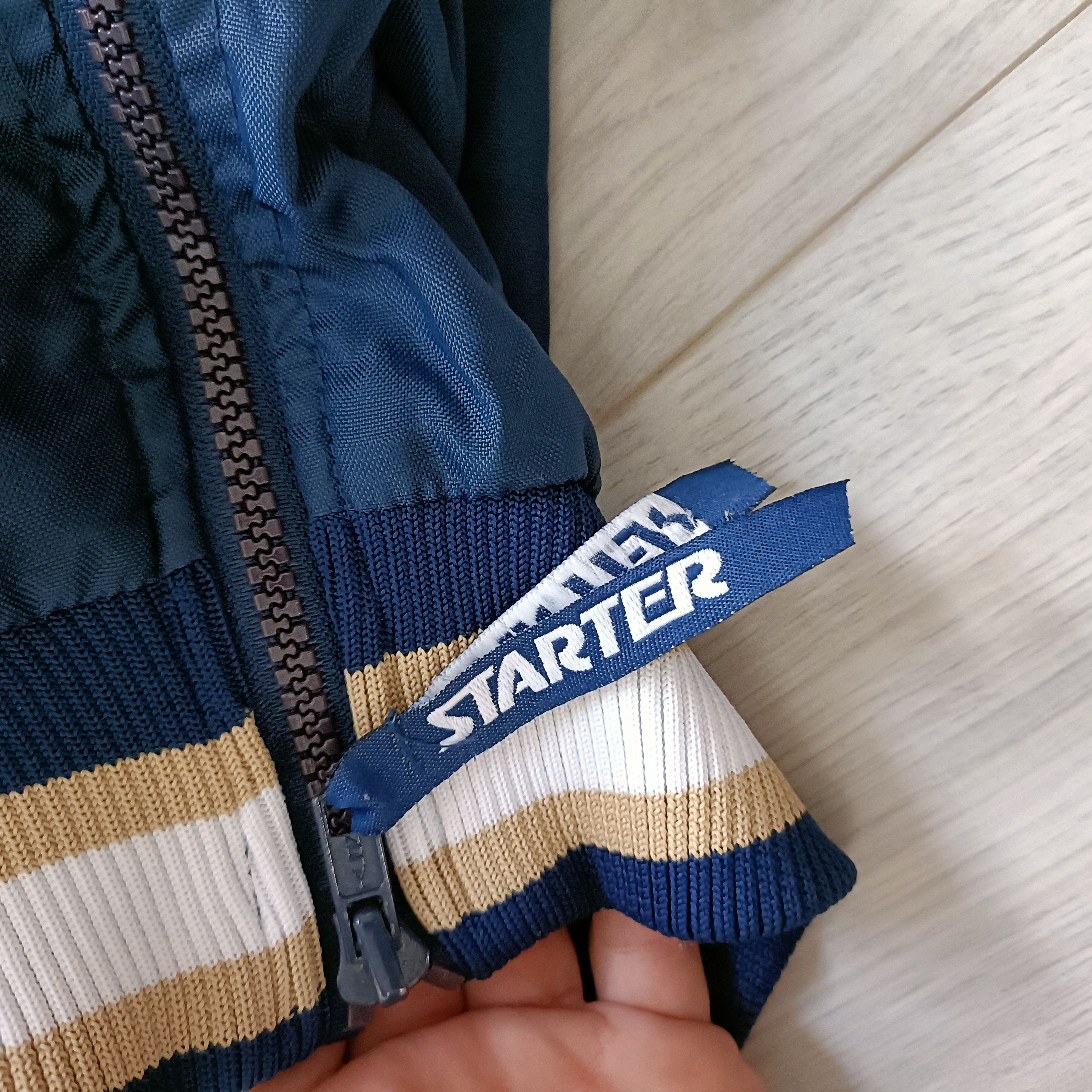 Starter × Vintage Men's Notre Dame Finishing Irish Navy Jacket Vintage Size US L / EU 52-54 / 3 - 5 Thumbnail