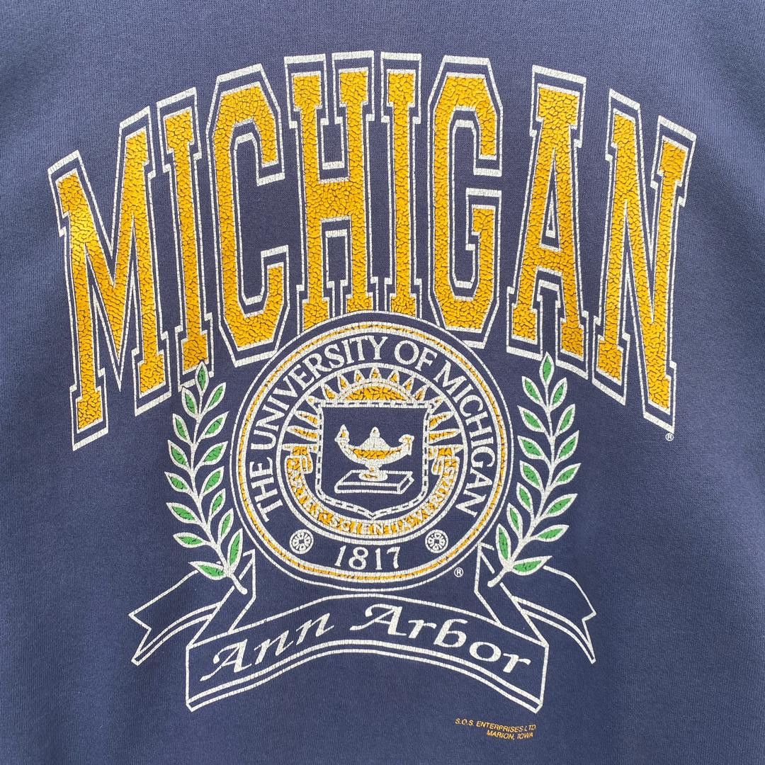 Champion × Vintage VINTAGE MICHIGAN UNIVERSITY SWEATSHIRT LARGE PULLOVER Size US L / EU 52-54 / 3 - 3 Thumbnail