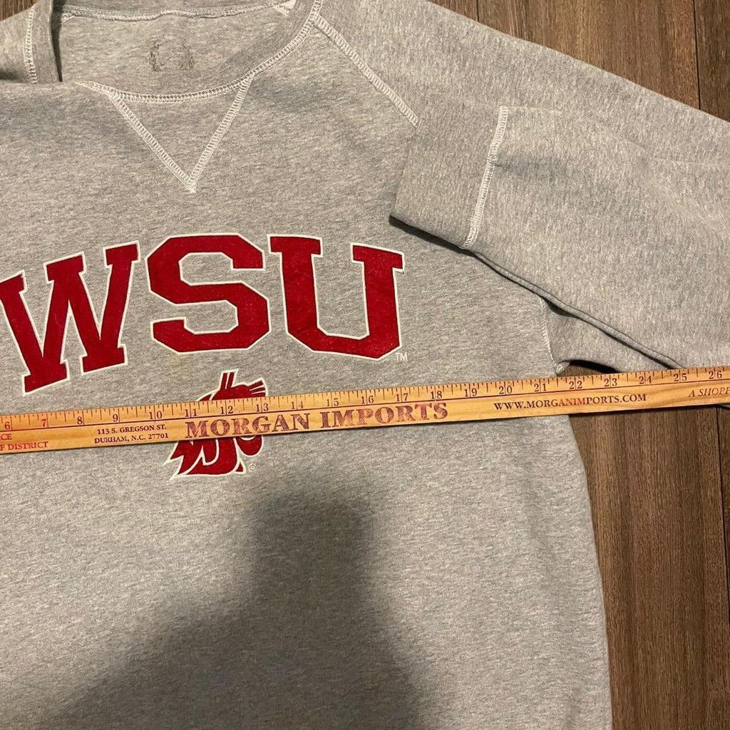The Unbranded Brand WSU Rams grey crewneck sweatshirt(fits a men's size L/XL) Size US L / EU 52-54 / 3 - 5 Thumbnail