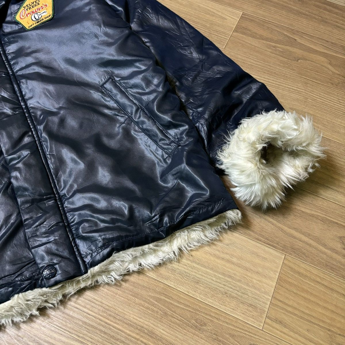 If Six Was Nine × Le Grande Bleu (L.G.B.) Rodeo crowns Fur faux jacket IfSixWasNine LGB Style Size US M / EU 48-50 / 2 - 8 Thumbnail