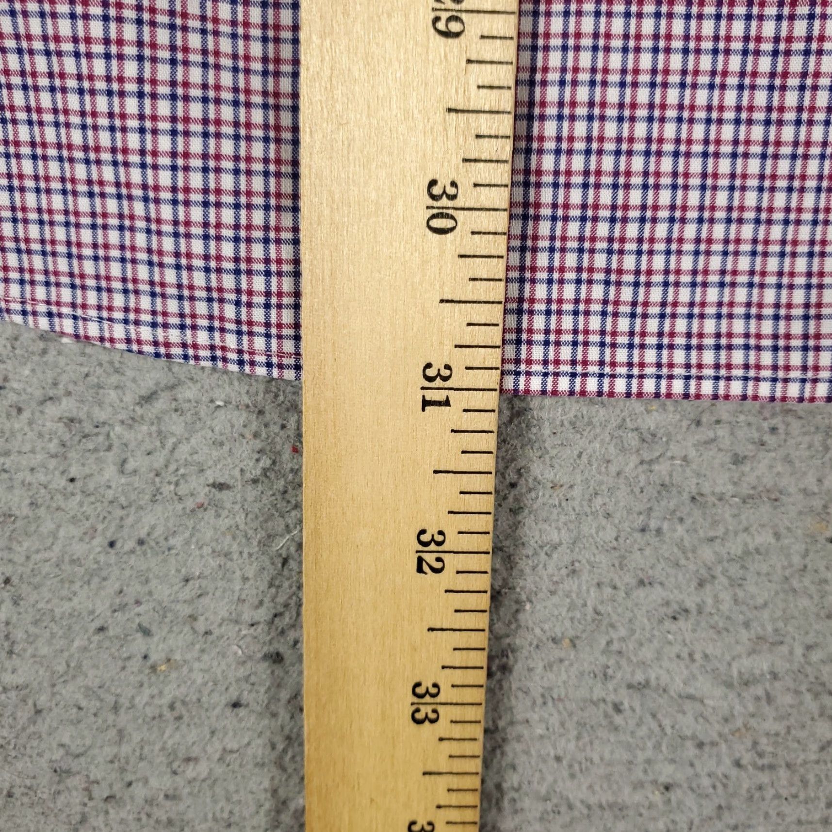 Ralph Lauren Ralph Lauren Dress Shirt Mens Size 17 Red Blue Plaid Long Sleeve Button-Down Size 46R - 5 Thumbnail