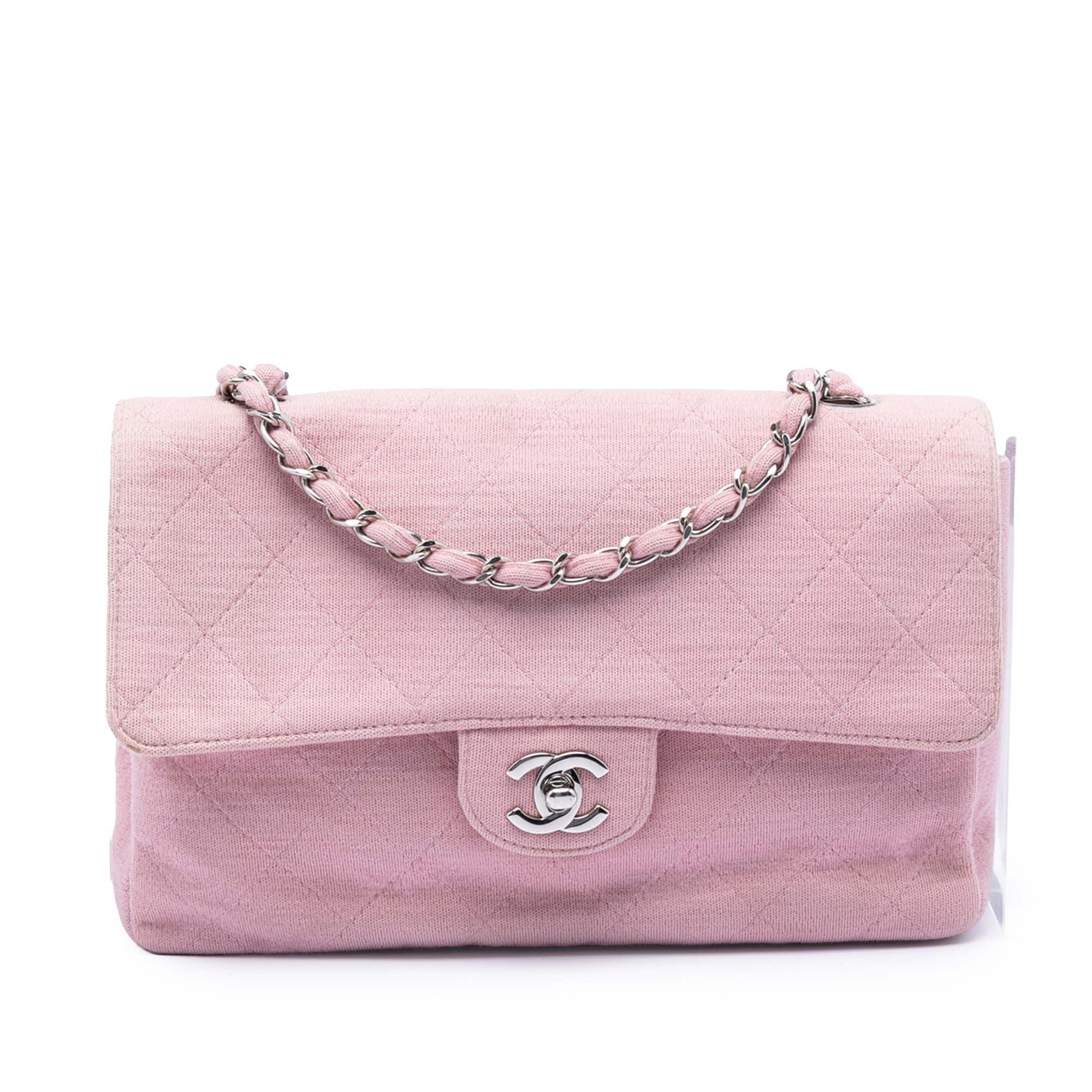 Chanel Medium Classic Jersey Single Flap Size ONE SIZE - 1 Thumbnail