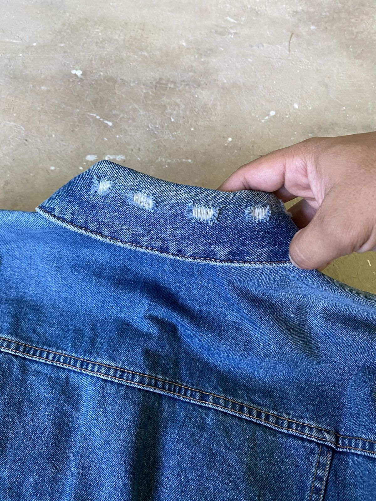 Zara Zara Cropped Denim Jacket Blue Washed Oversized Size M / US 6-8 / IT 42-44 - 9 Thumbnail