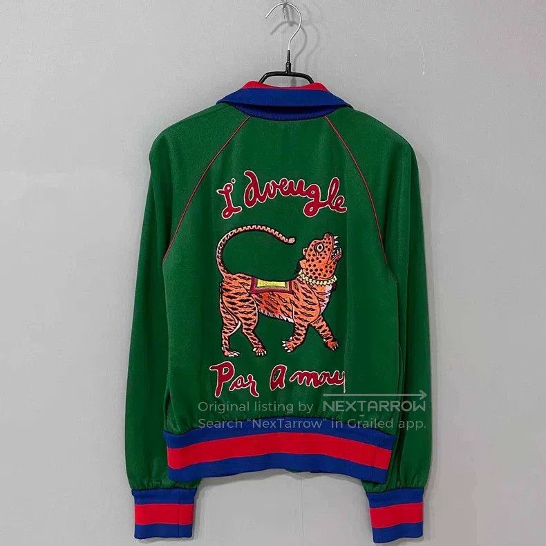 Gucci Gucci Embroidered animal small flower striped jacket Size M / US 6-8 / IT 42-44 - 3 Thumbnail