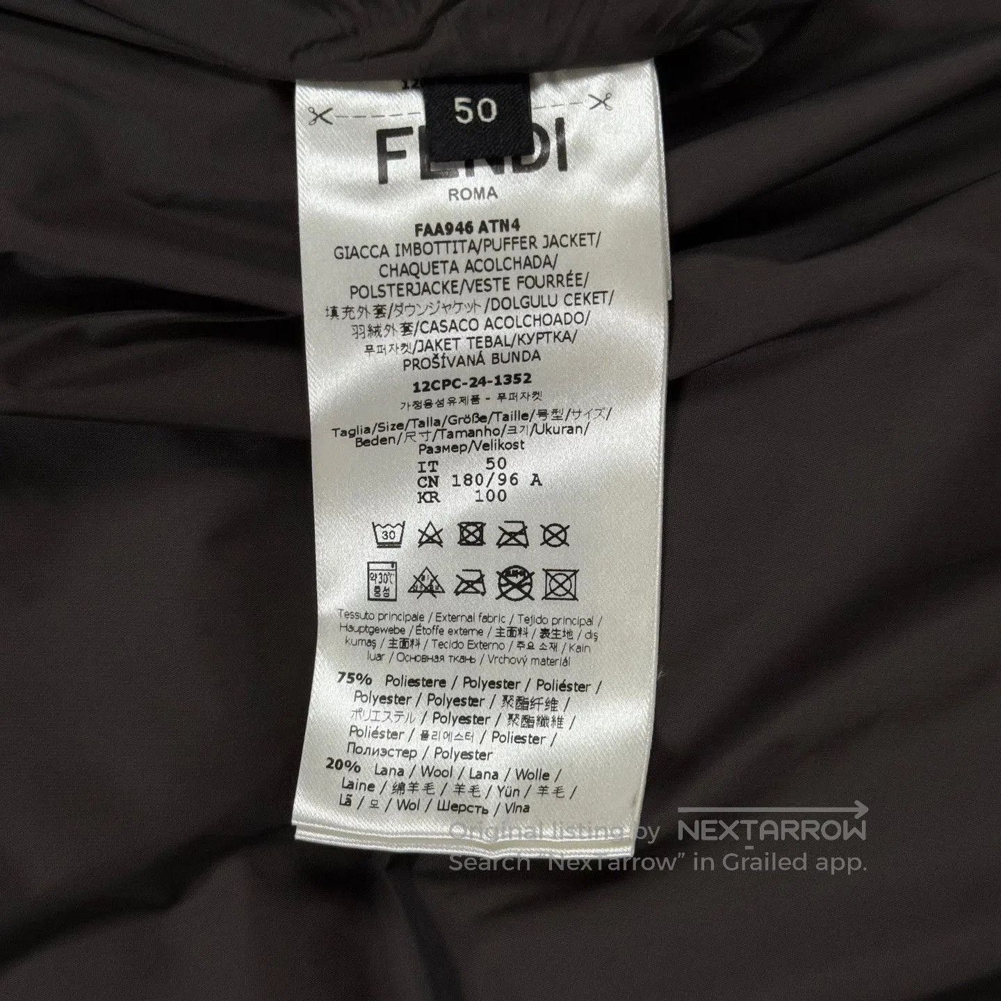 Fendi Fendi 2024 Monogram Puffer Jacket. Size US M / EU 48-50 / 2 - 5 Thumbnail