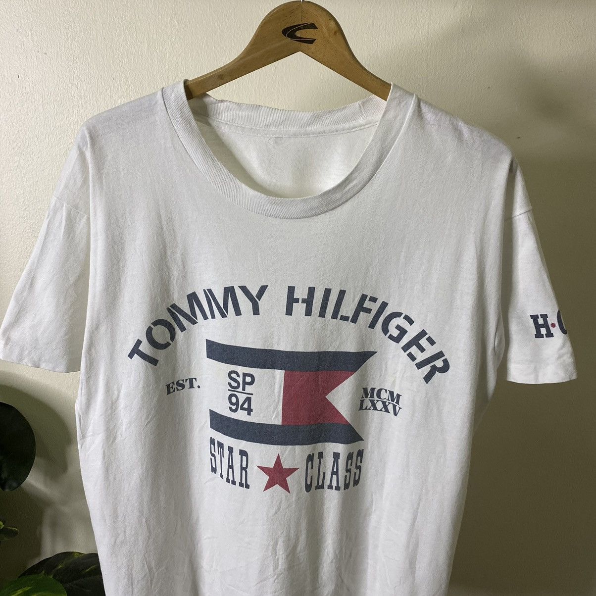 Tommy Hilfiger Vintage 1990s Tommy Hilfiger Star Class Tee Size US L / EU 52-54 / 3 - 2 Thumbnail
