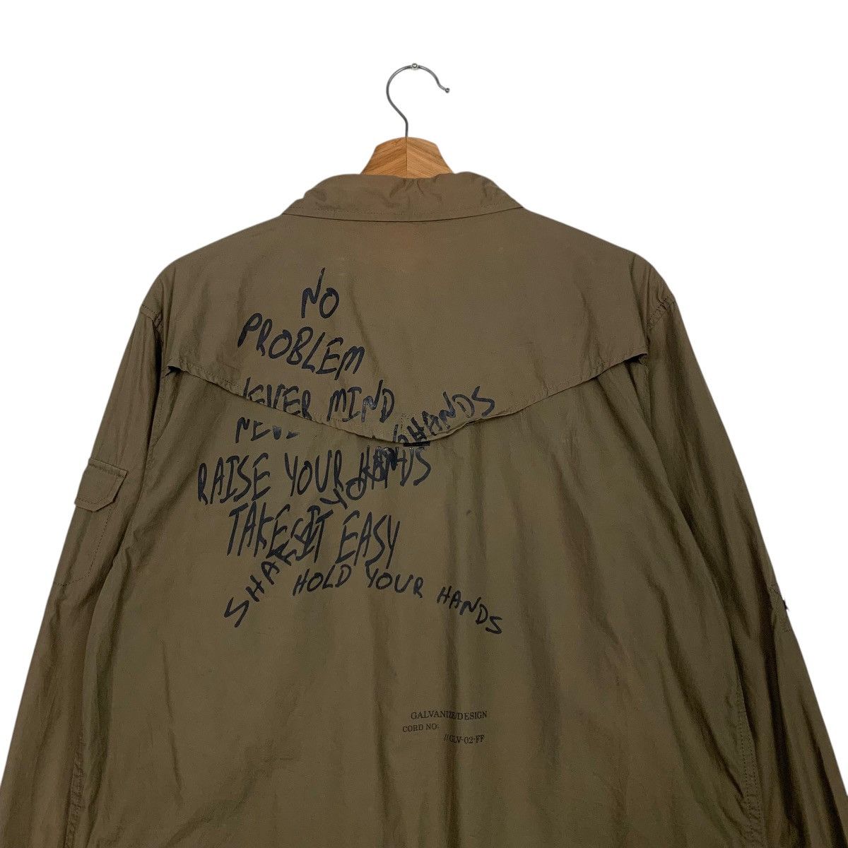 Japanese Brand GALVANIZE DESIGN Long Sleeve Button up Shirt #2473-C111 Size US L / EU 52-54 / 3 - 8 Thumbnail