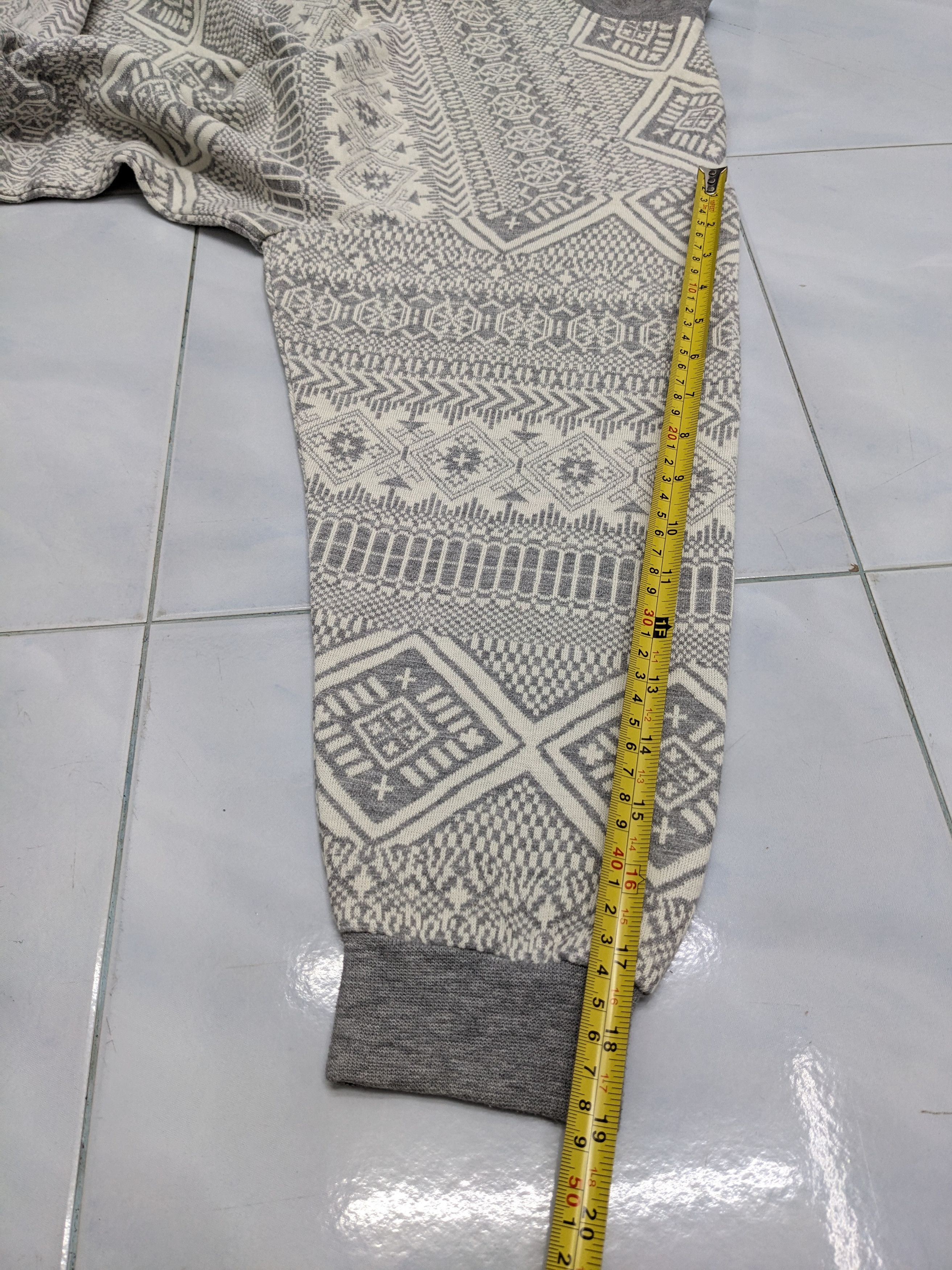 Japanese Brand CAMELOR ROSSETTI Native Navajo Design Fair Isle Geometric Size L / US 10 / IT 46 - 8 Thumbnail