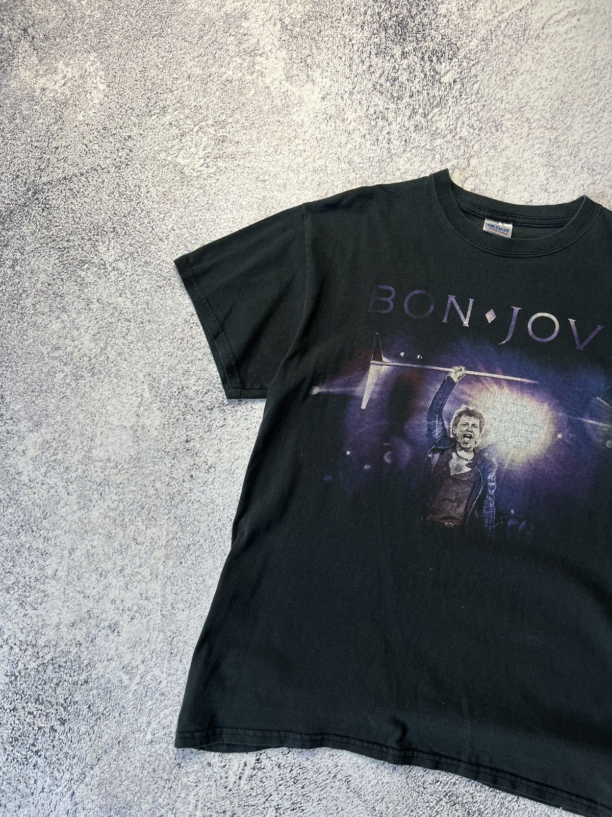 Band Tees Bon Jovi Because We Can Black T-Shirt Men's Size US M / EU 48-50 / 2 - 5 Thumbnail