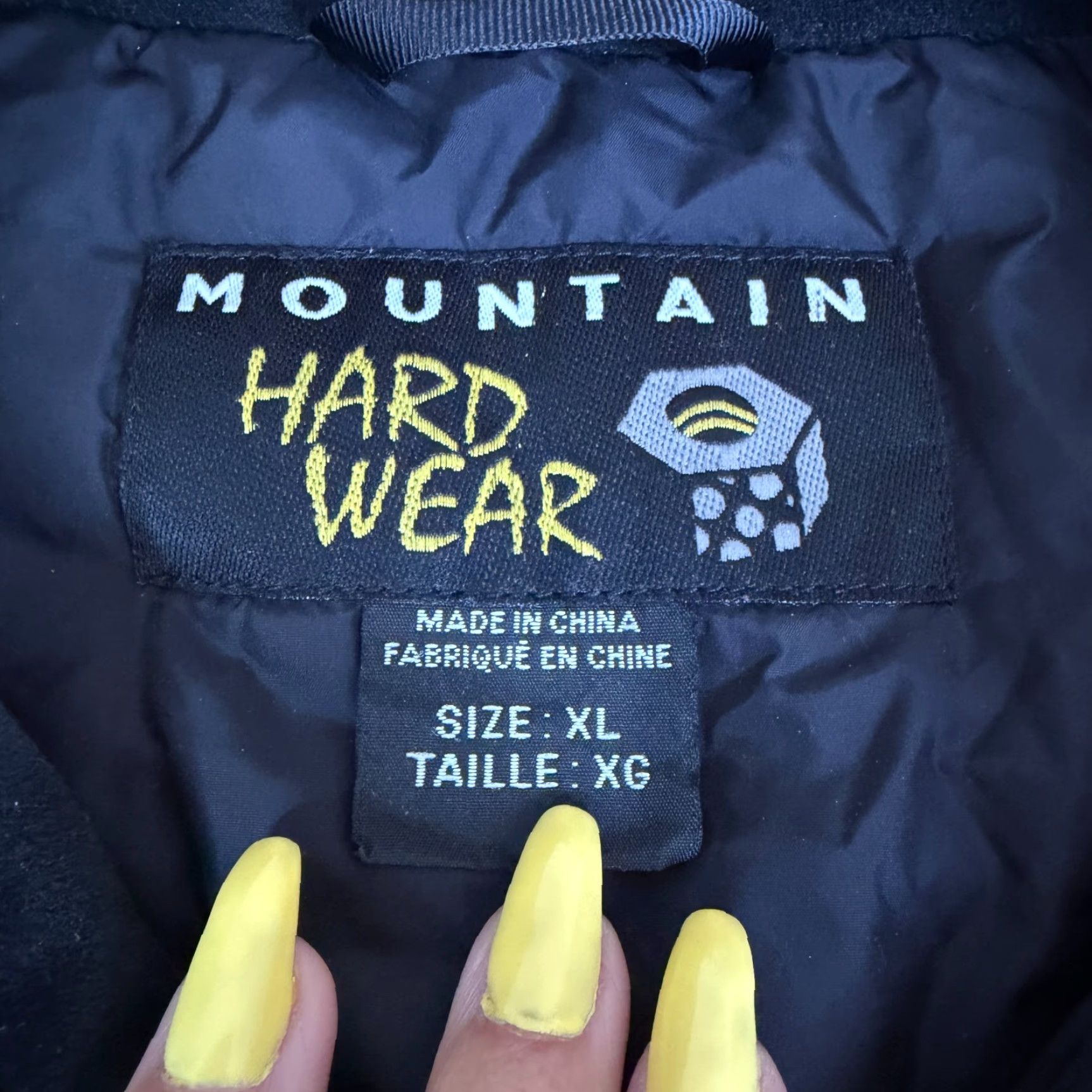 Mountain Hardwear Mountain Hardwear Conduit SL Jacket Mens XL Yellow Black Textured Puffer Outdoor Windbreaker Size US XL / EU 56 / 4 - 4 Thumbnail