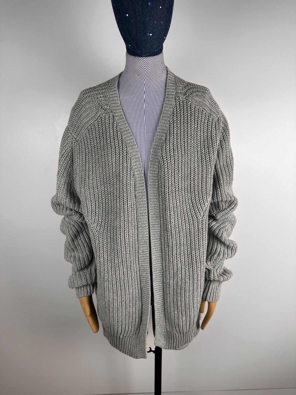 Allsaints All Saints Cardigan Womens Knitted Long Open Sweater Size L Size L / US 10 / IT 46 - 1 Thumbnail