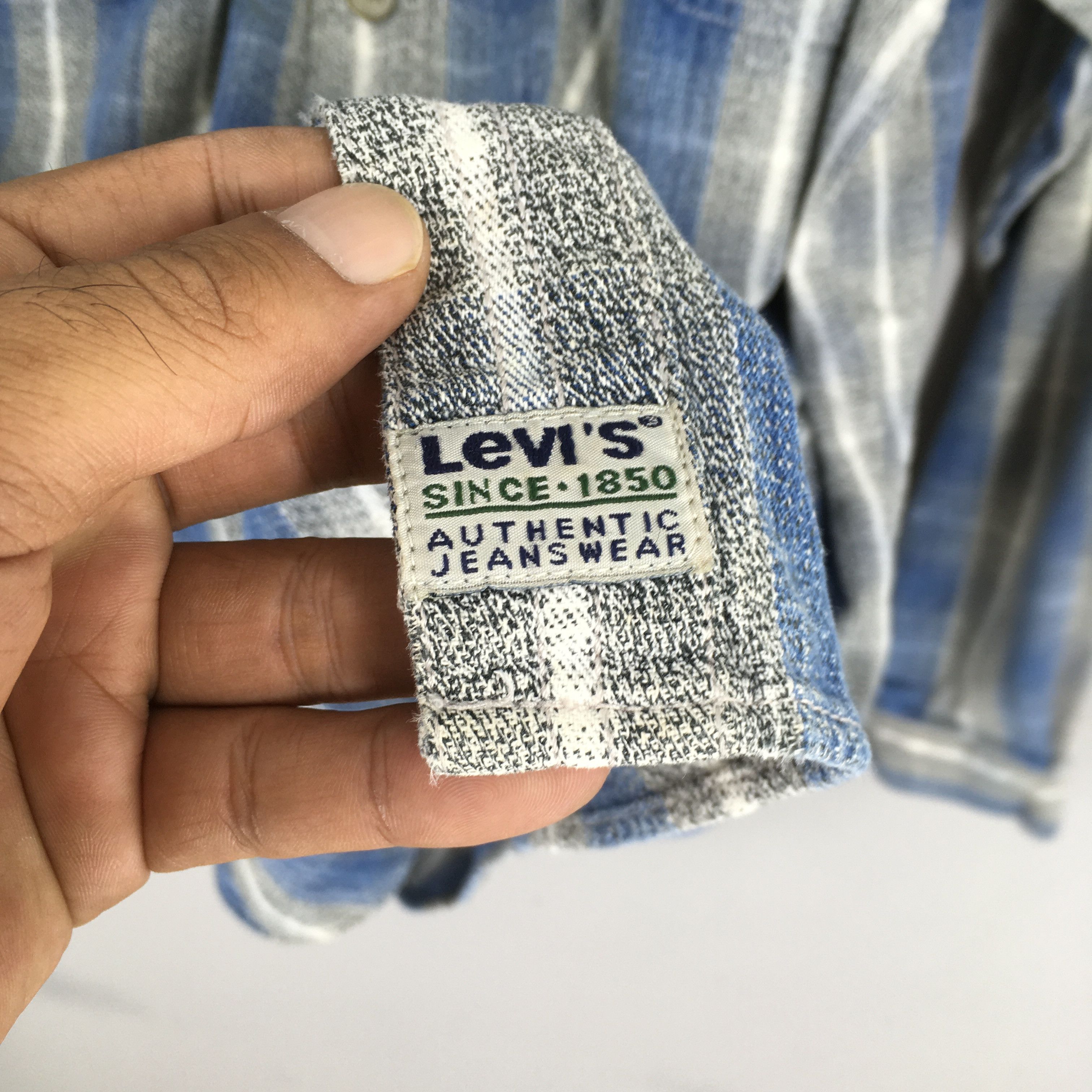 Levi's Vintage 90s Levis Strauss Checkered Flannel Shirt XLarge Size US XL / EU 56 / 4 - 6 Thumbnail